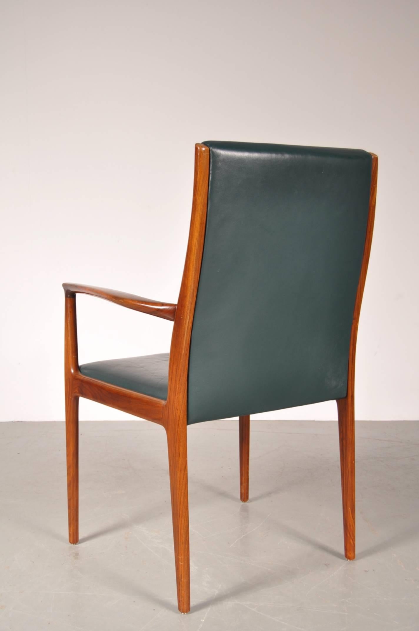 Set of Six Conference/Dining Chairs for Lübke, Germany, circa 1960 3
