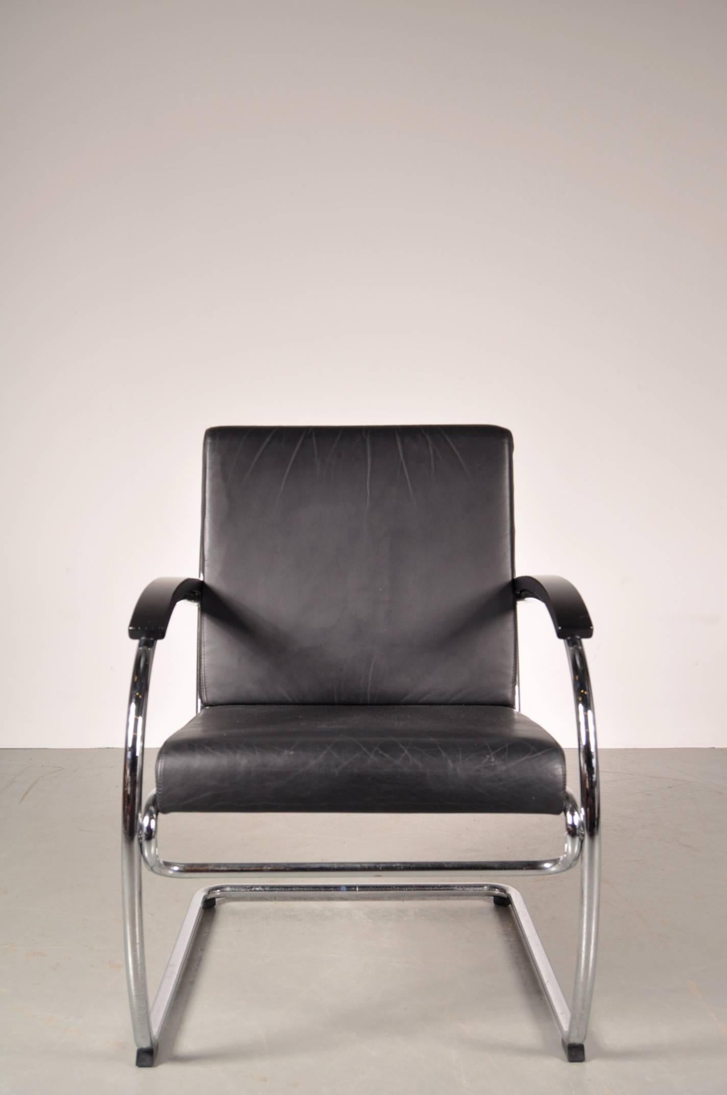 Fauteuil modèle KS46 d'Anton Lorenz pour Thonet, Allemagne, vers 1980 Bon état - En vente à Amsterdam, NL