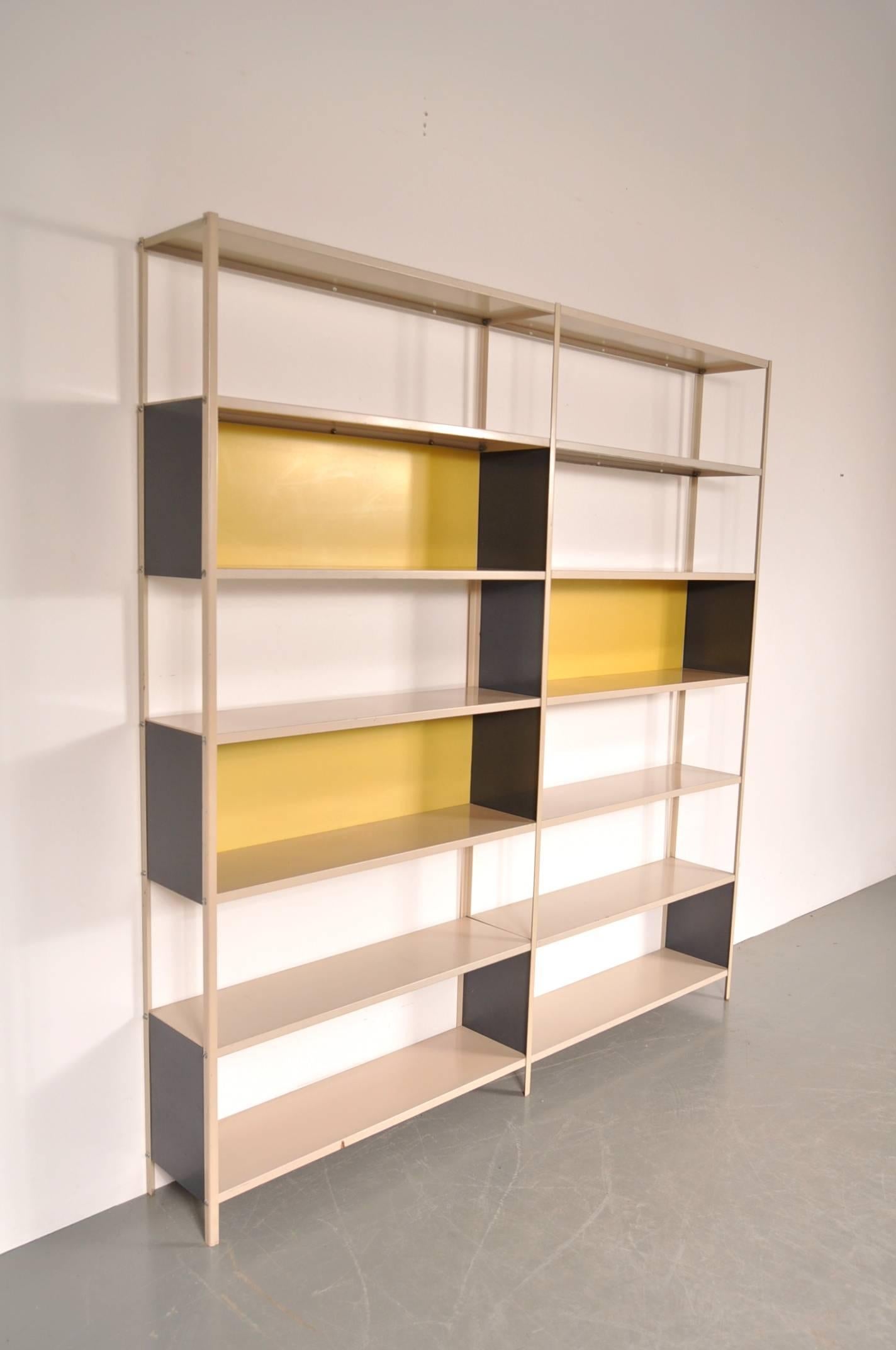 Mid-Century Modern Bookcase/ Cabinet by Friso Kramer for Bijenkorf/ Asmeta, 1953