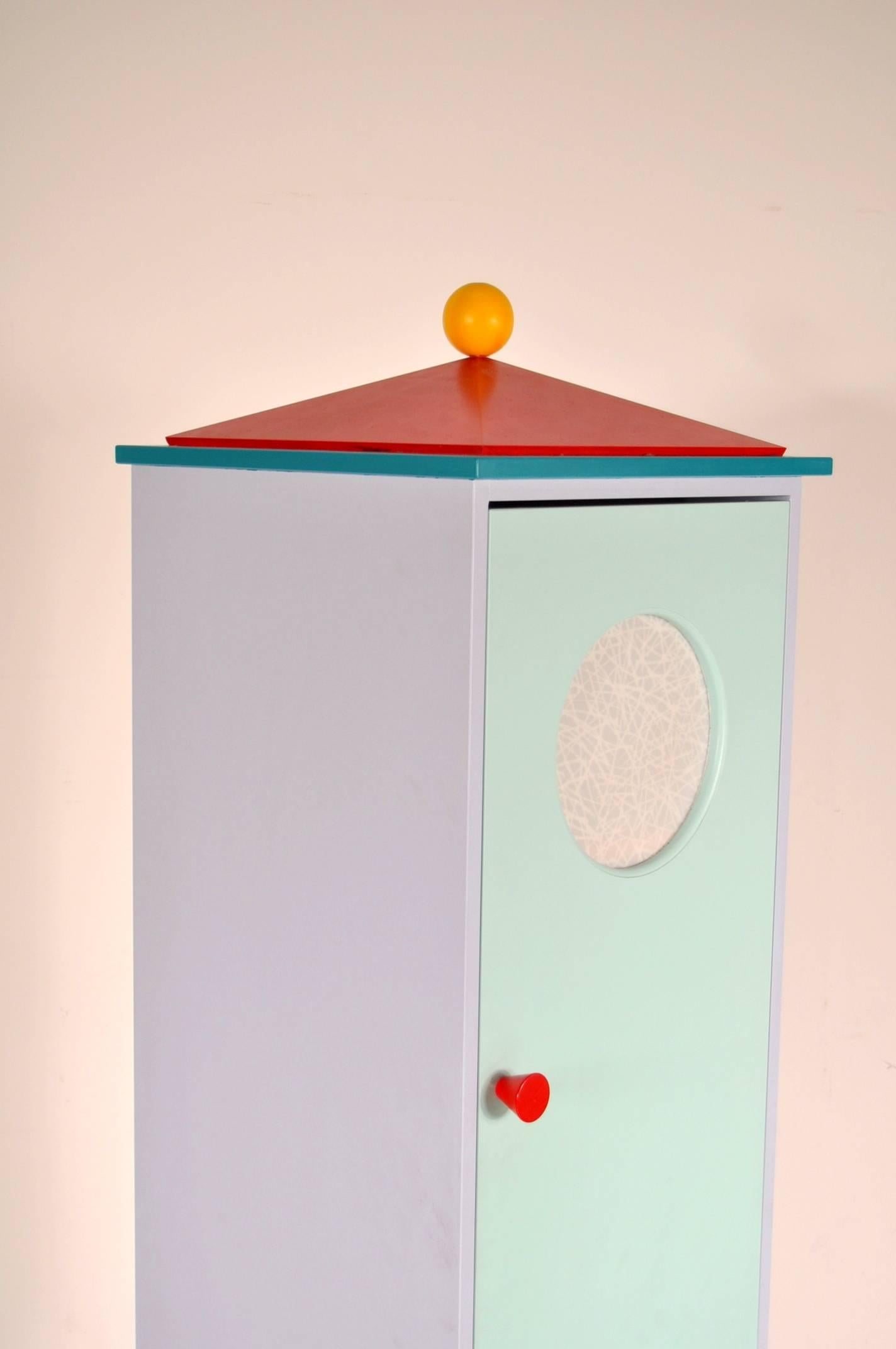 Memphis Style Cabinet, Italy, circa 1980 1