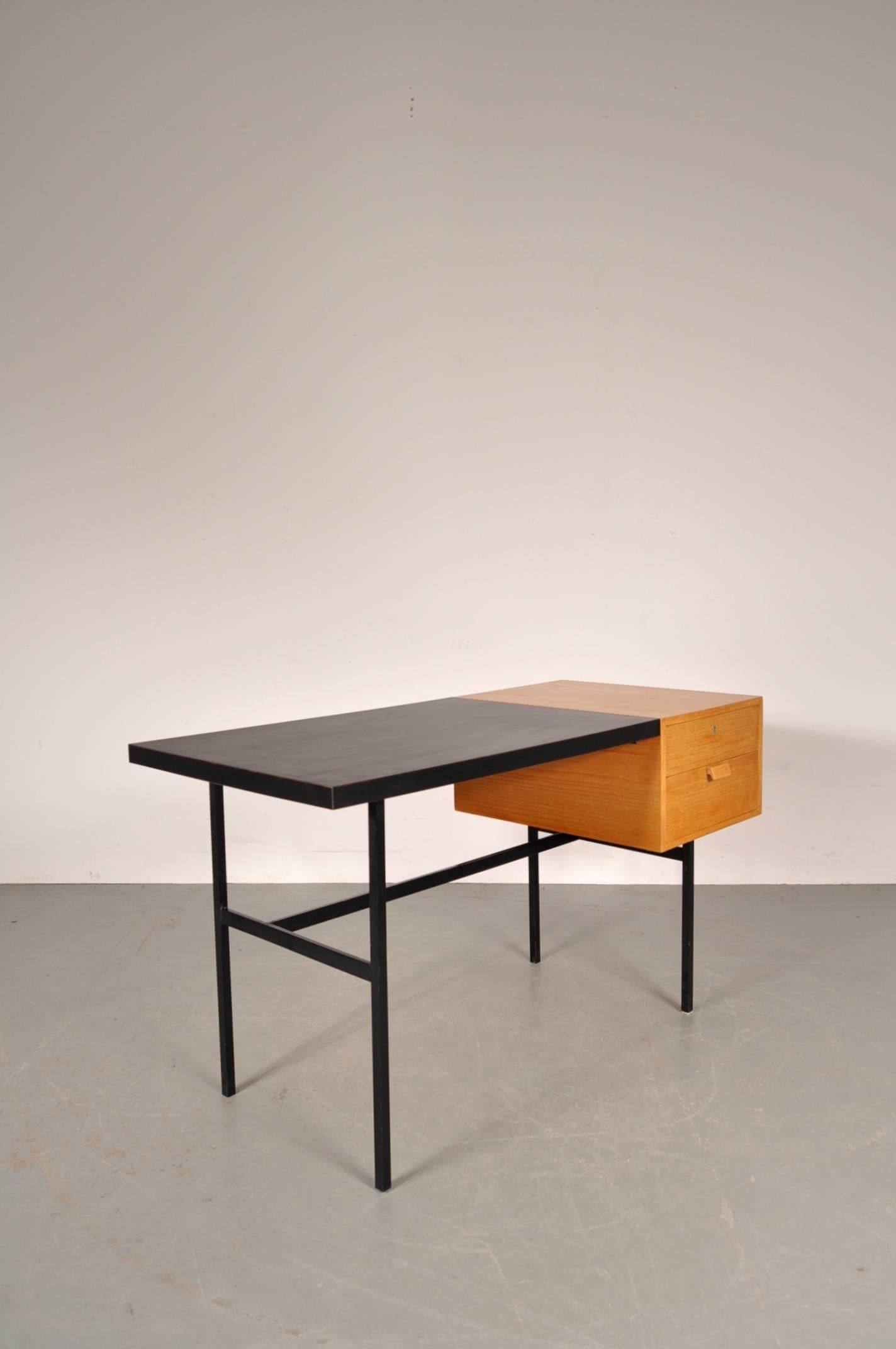 French Desk CM141 by Pierre Paulin for Thonet, France, circa 1950