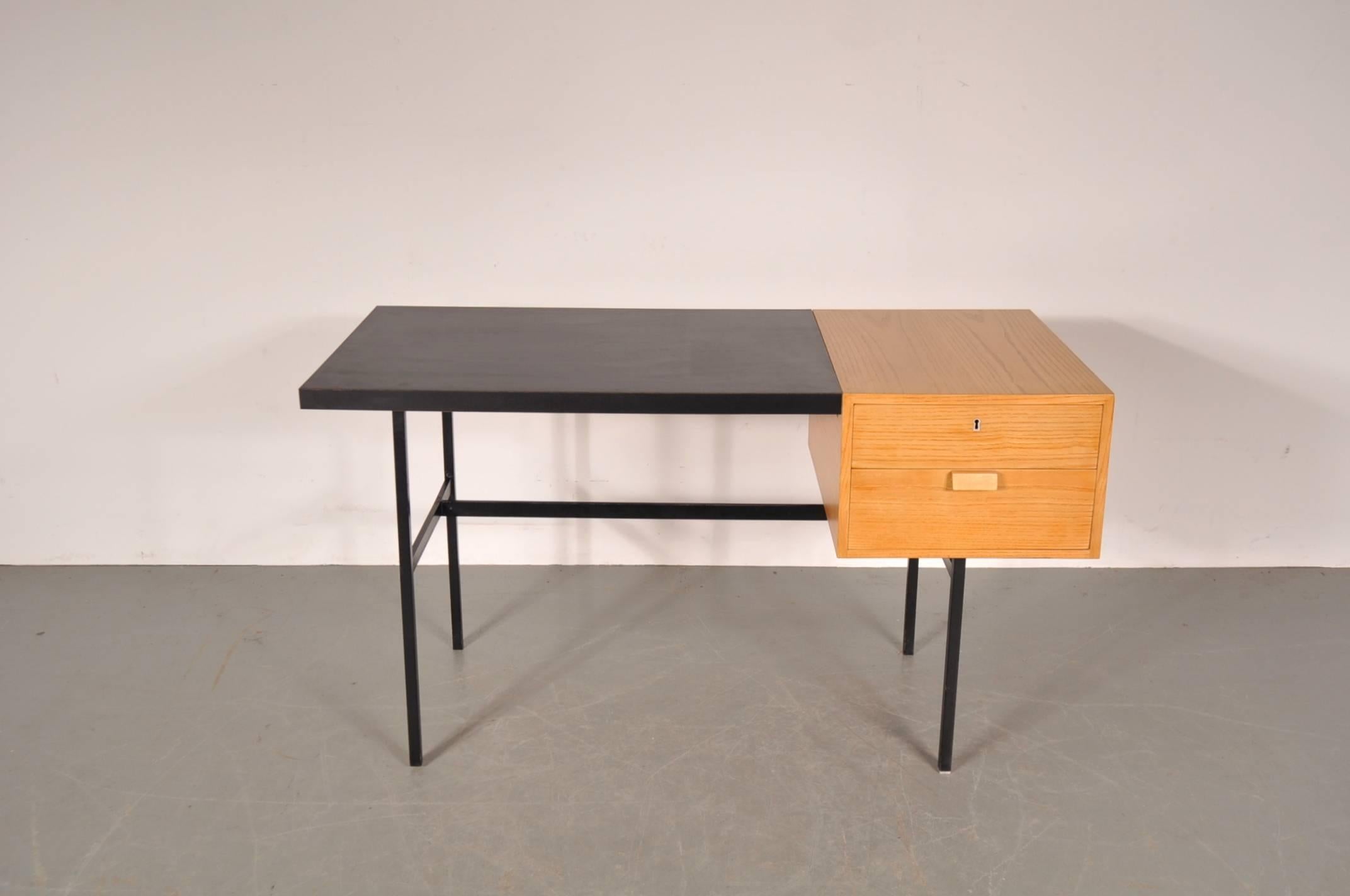 Desk CM141 by Pierre Paulin for Thonet, France, circa 1950 In Good Condition In Amsterdam, NL