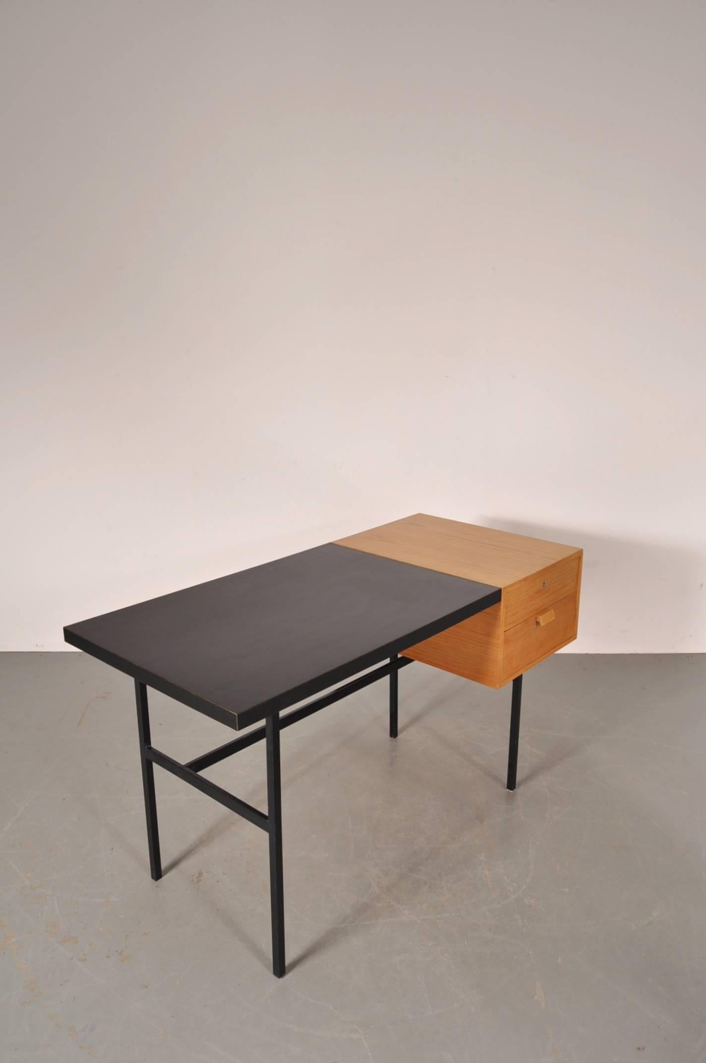 Desk CM141 by Pierre Paulin for Thonet, France, circa 1950 1