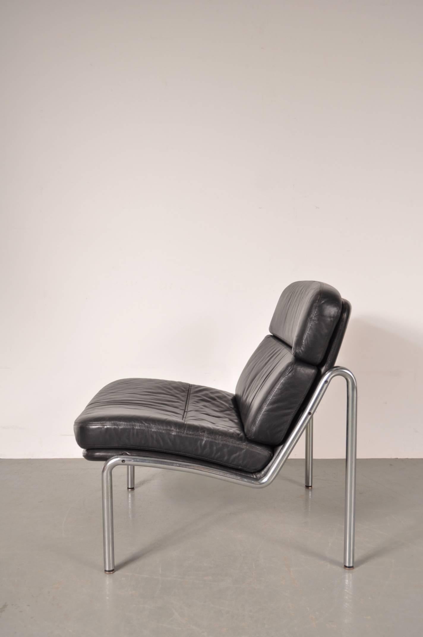 Mid-Century Modern Easy Chair by Jorgen Kastholm for Kusch & Co, Germany, circa 1970