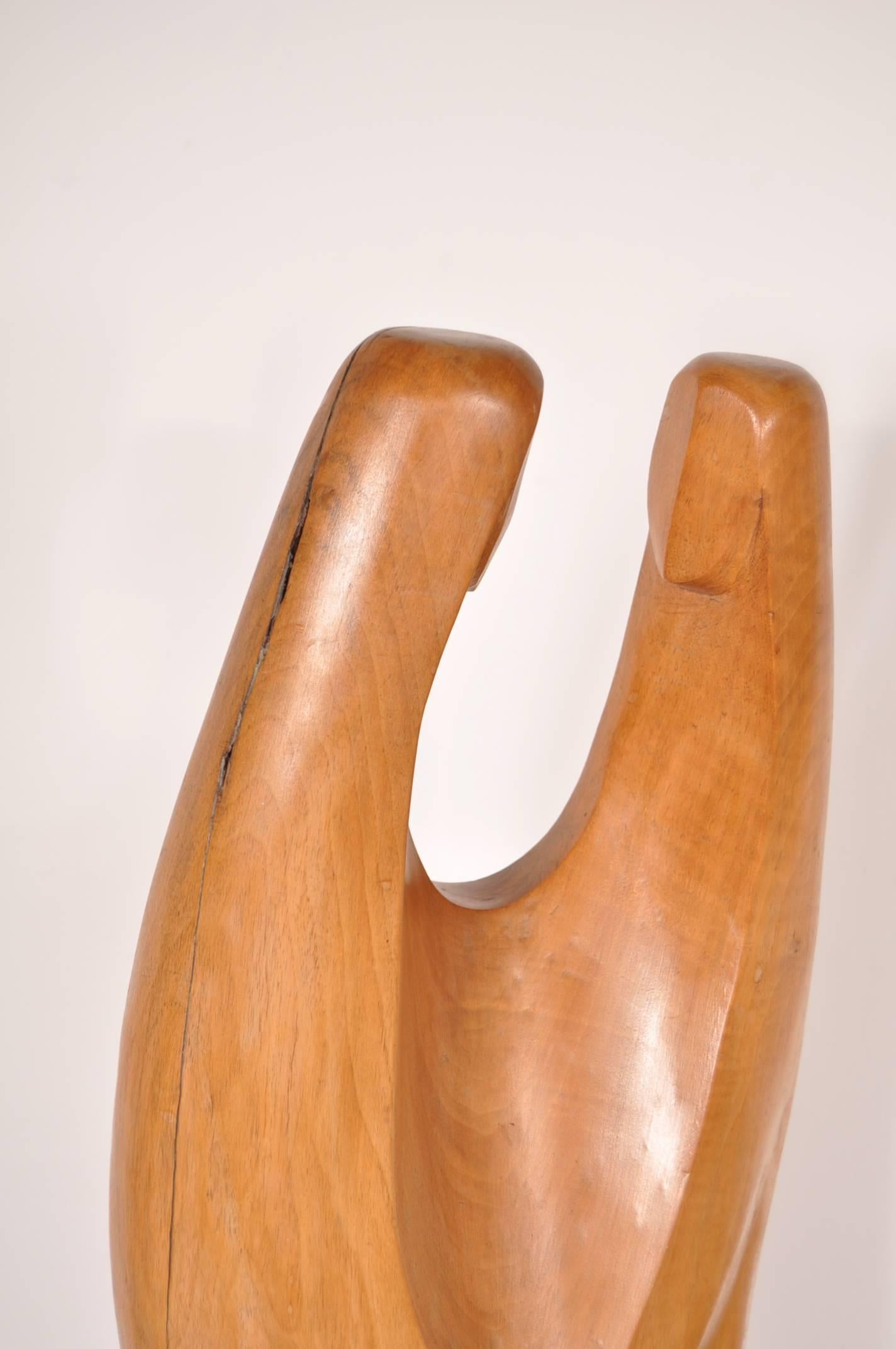 Late 20th Century Wooden Sculpture 