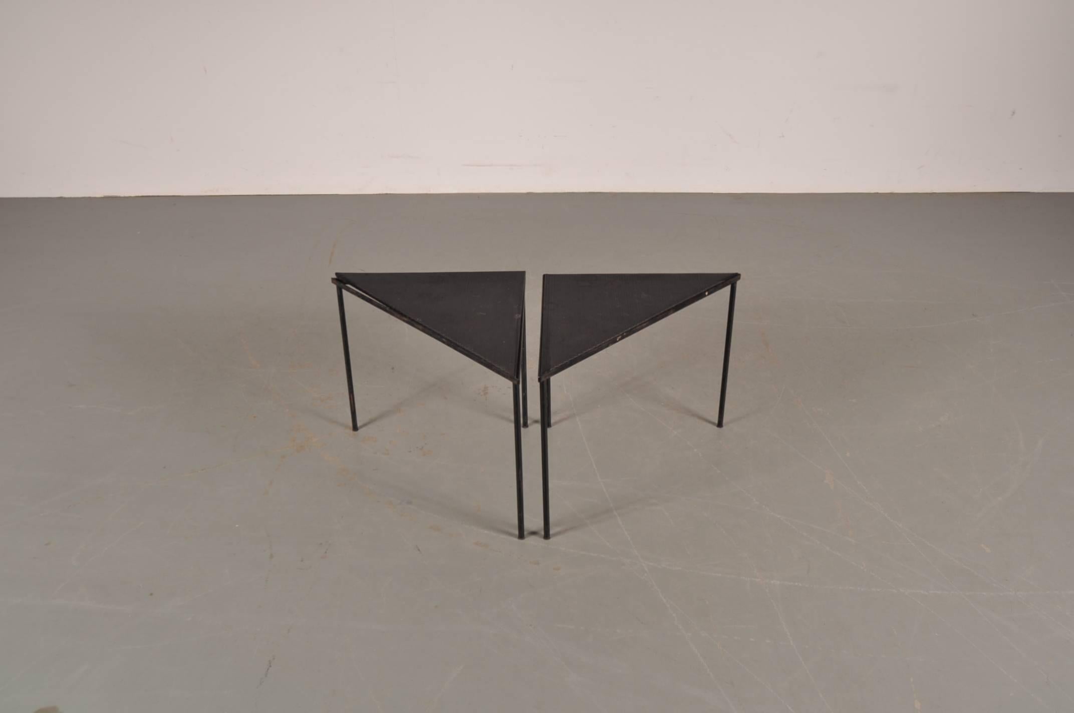 Pair of Side Tables by Mathieu Mategot for Artimeta, The Netherlands, circa 1950 1