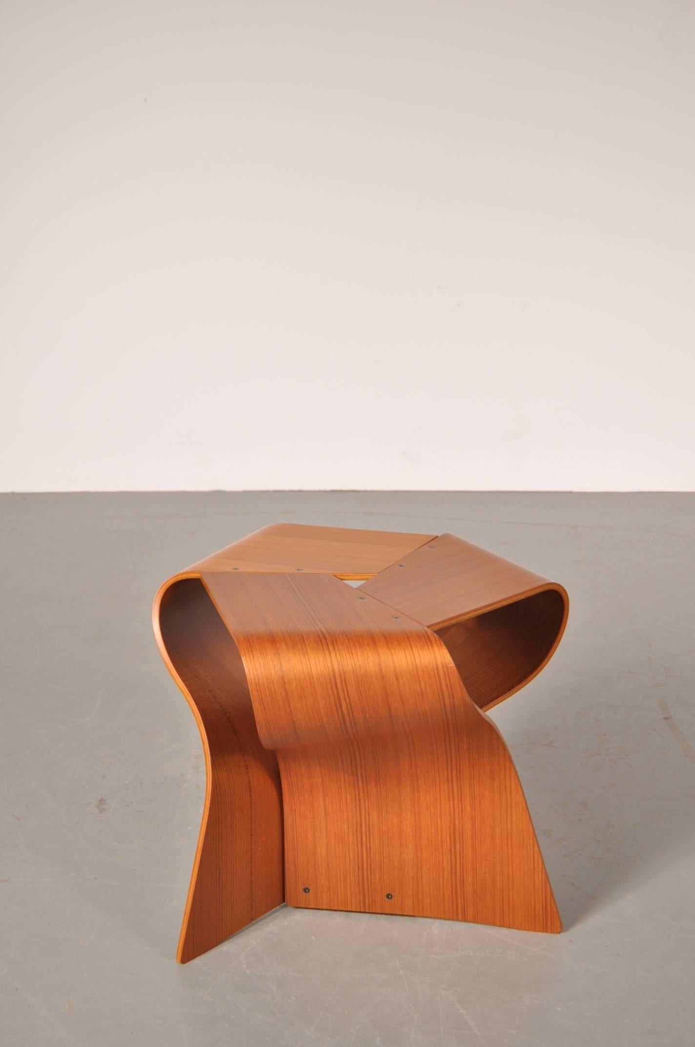 Mid-Century Modern Mushroom Stool by Yamanaka Group for Tendo, Japan, 1961