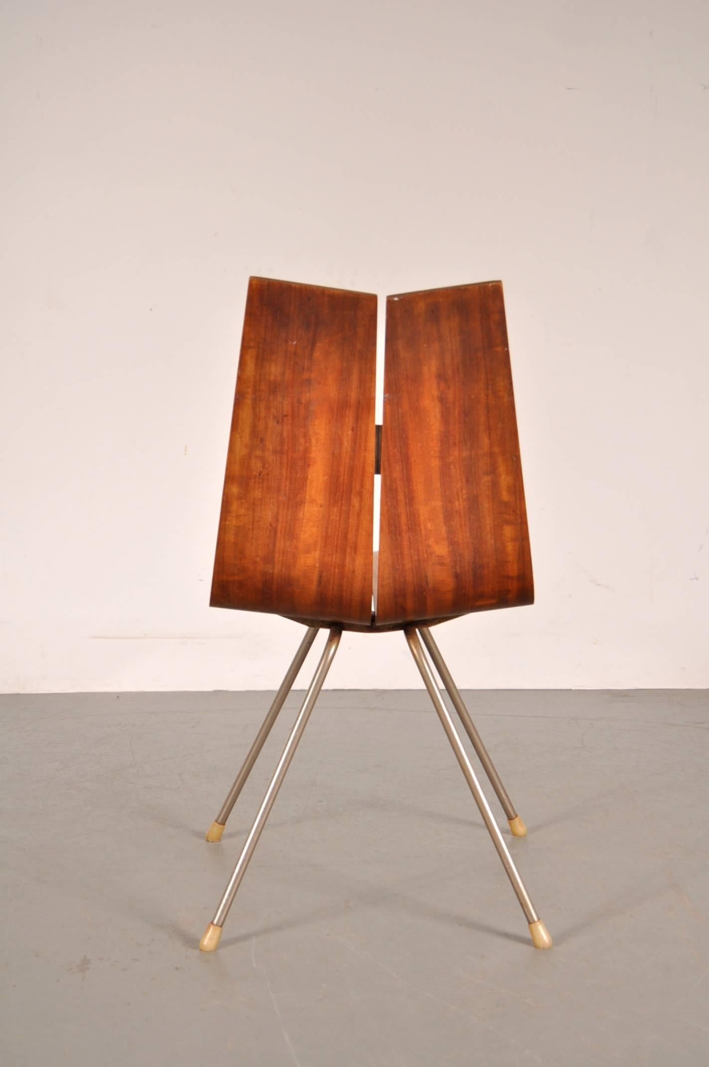 Dining Side Chair by Hans Bellman for Horgen-Glarus, circa 1950 In Good Condition In Amsterdam, NL