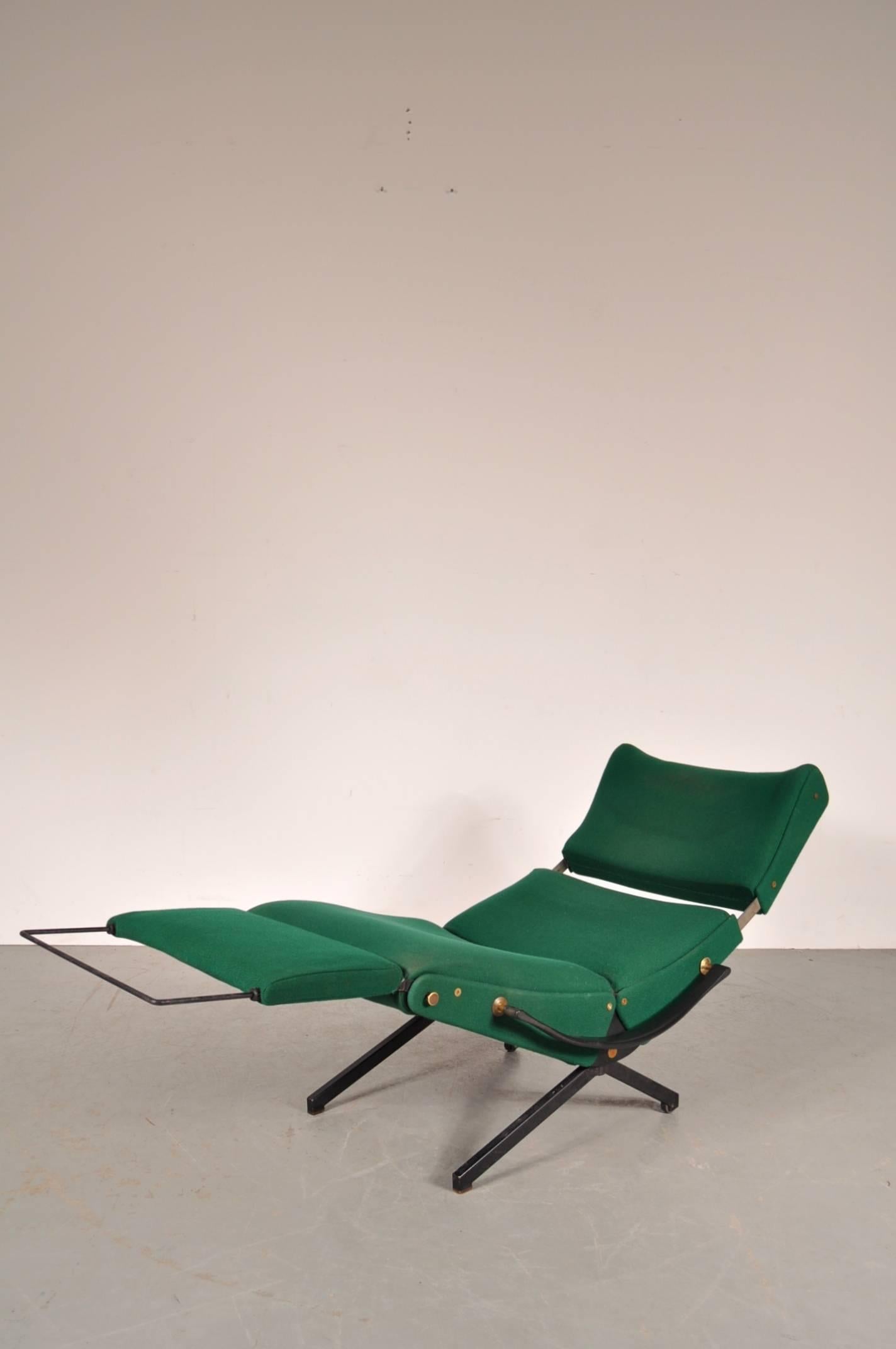 Italian Lounge Chair Model P40 by Osvaldo Borsani for Tecno, Italy, 1956