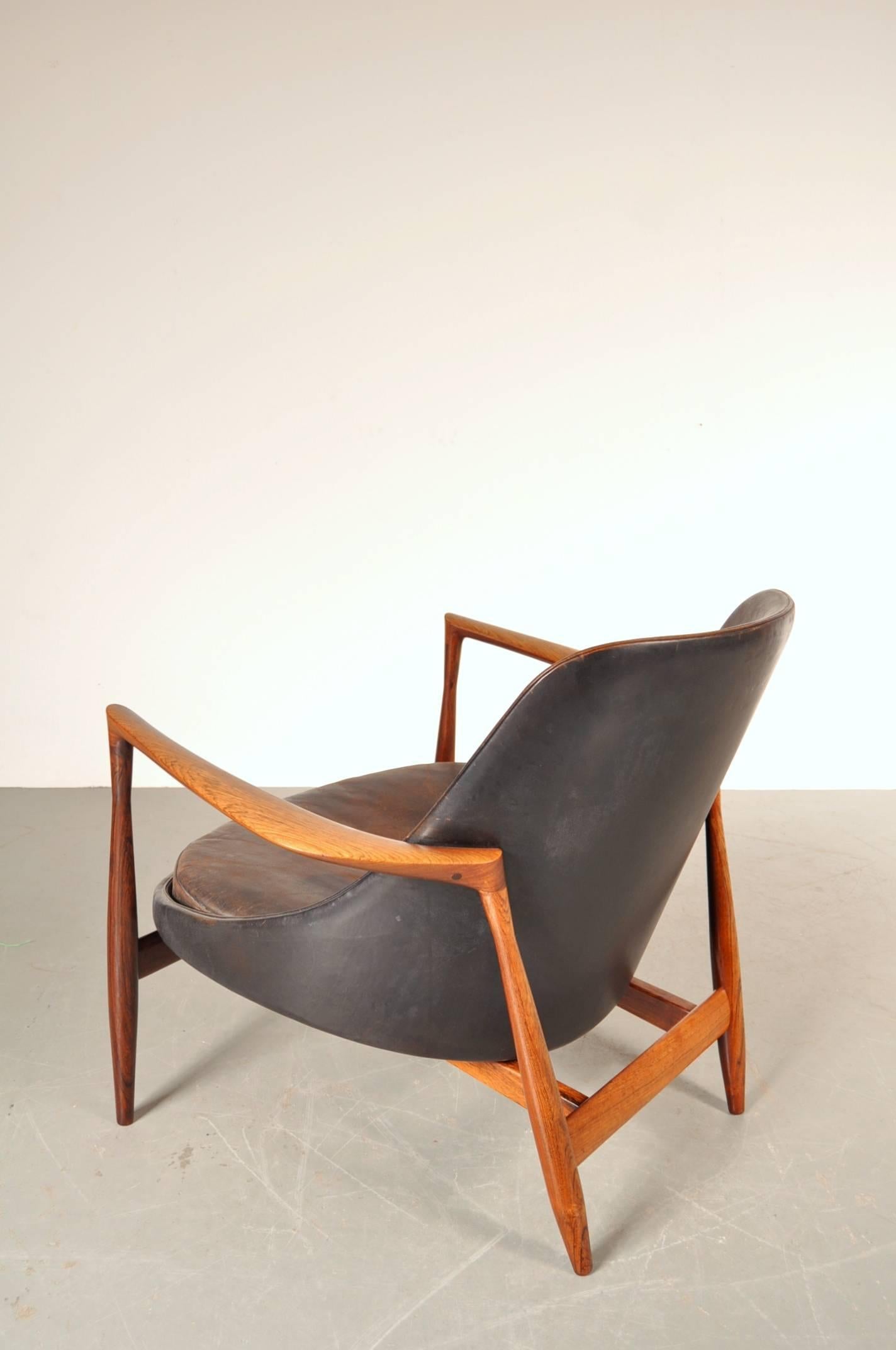 Elizabeth Chair by Ib Kofod-Larsen for Christensen and Larsen, Denmark, 1956 In Good Condition In Amsterdam, NL