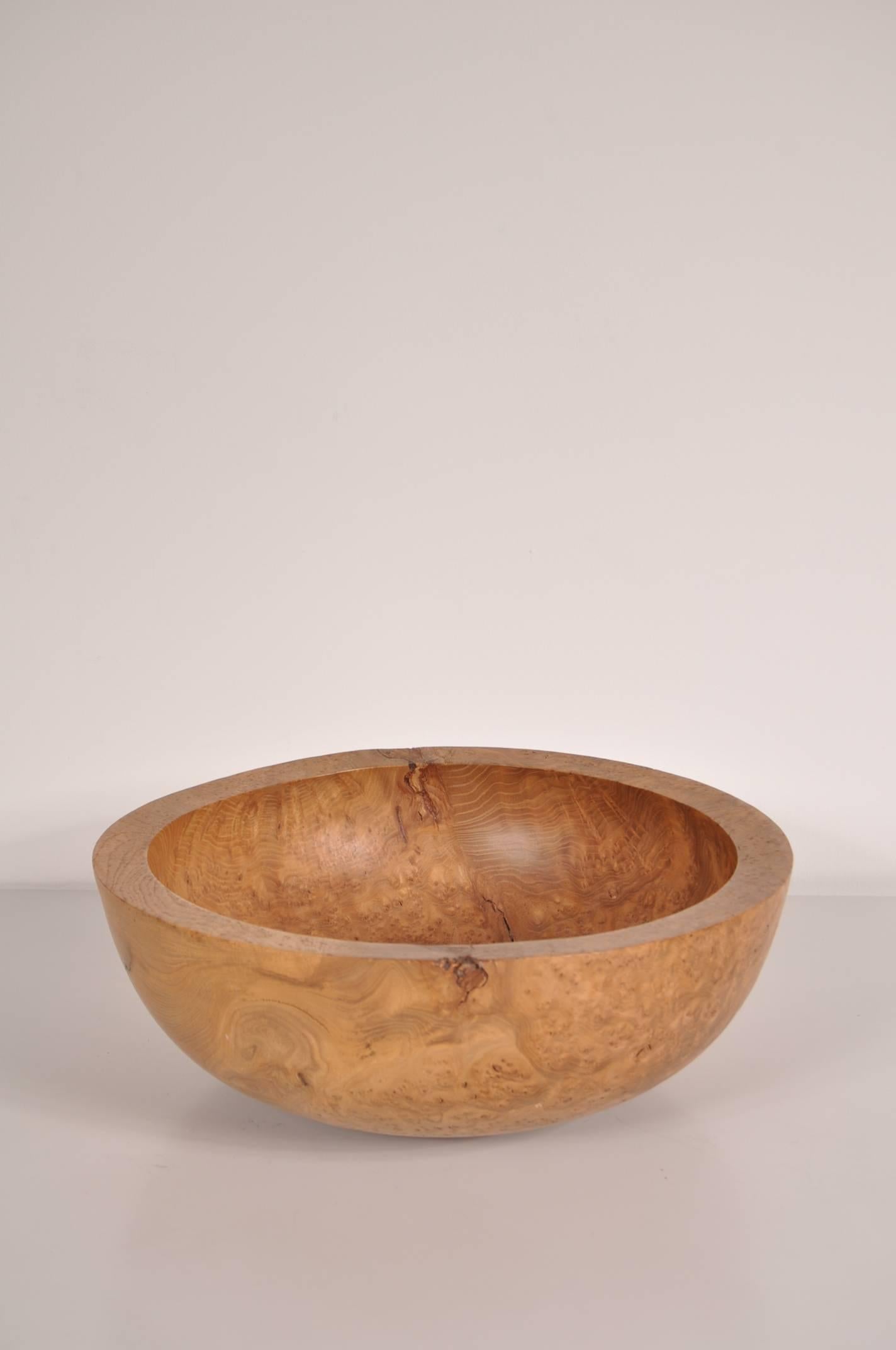 Contemporary Signed Wooden Bowl by Anthony Bryant, circa 2000