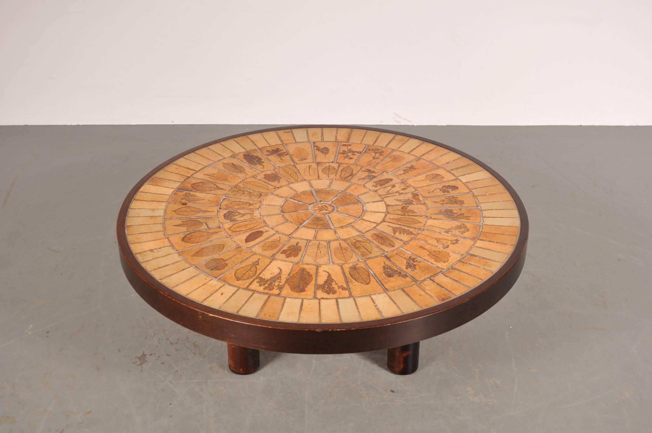 Ceramic Coffee Table by Roger Capron, France, circa 1970