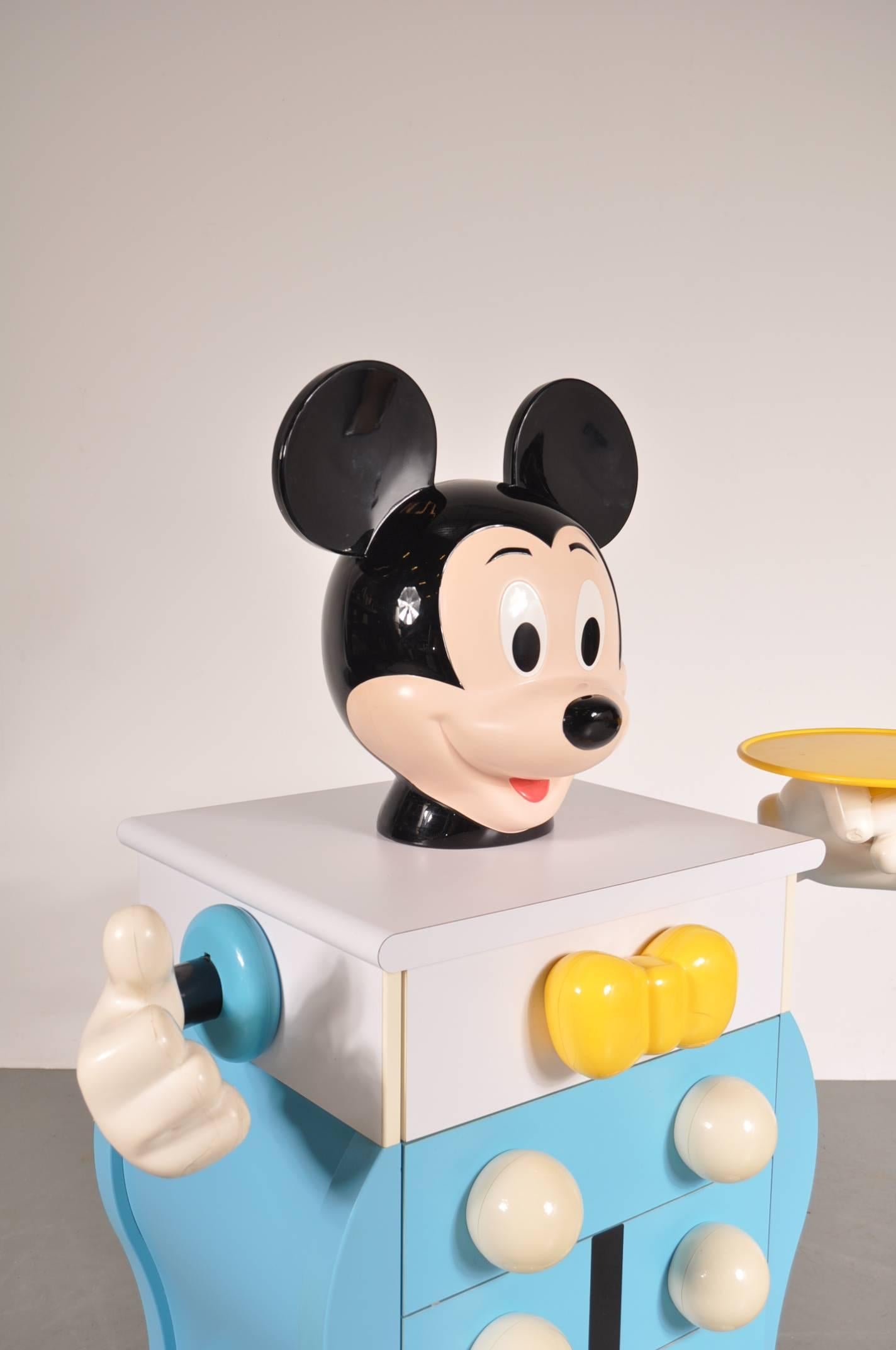 French Mickey Mouse Cabinet by Pierre Colleu for Starform, France, circa 1980