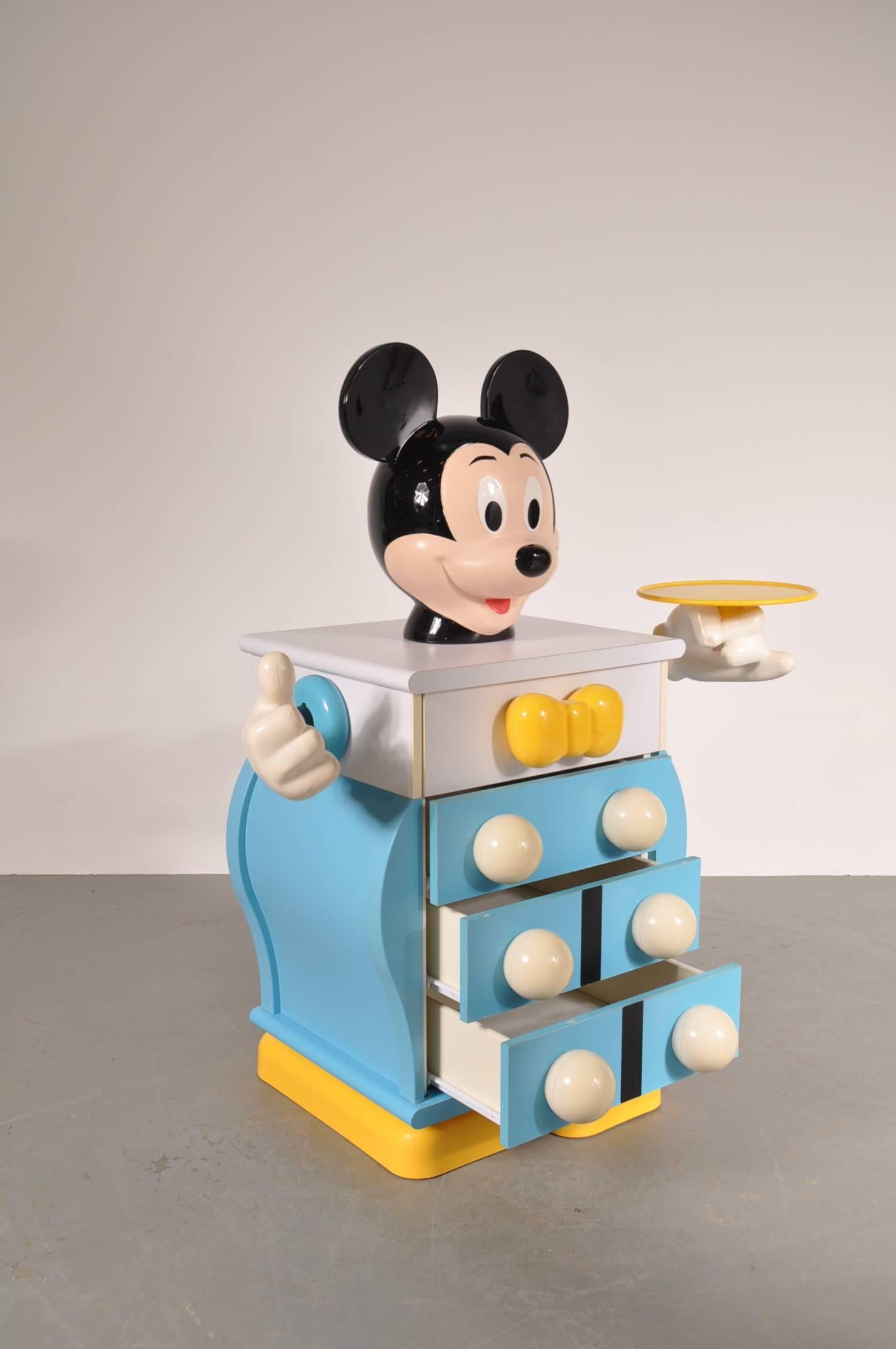 Mickey Mouse Cabinet by Pierre Colleu for Starform, France, circa 1980 2