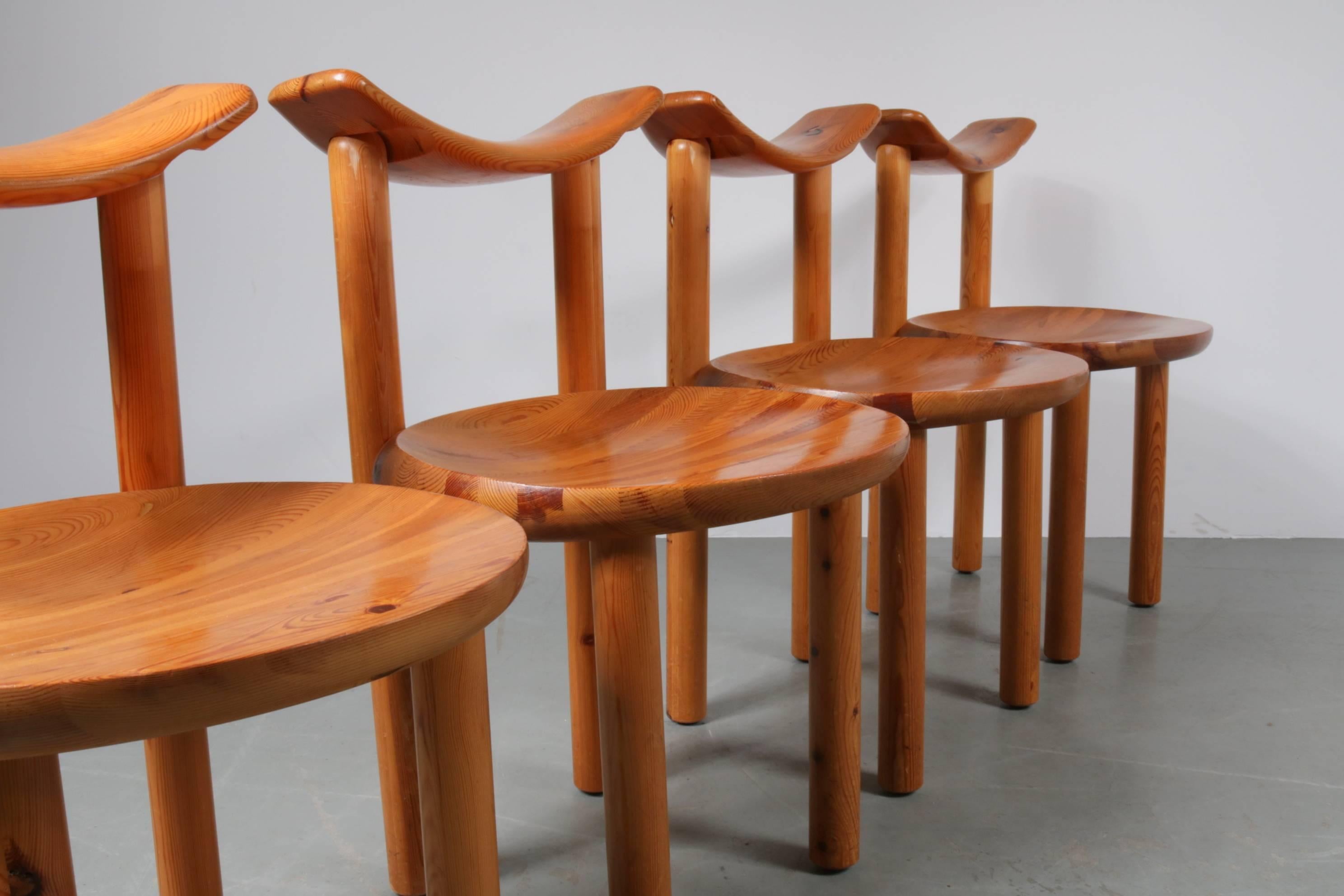 Danish Set of Four Dining Chairs by Rainer Daumiller for Hirtshals Sawmill, Denmark