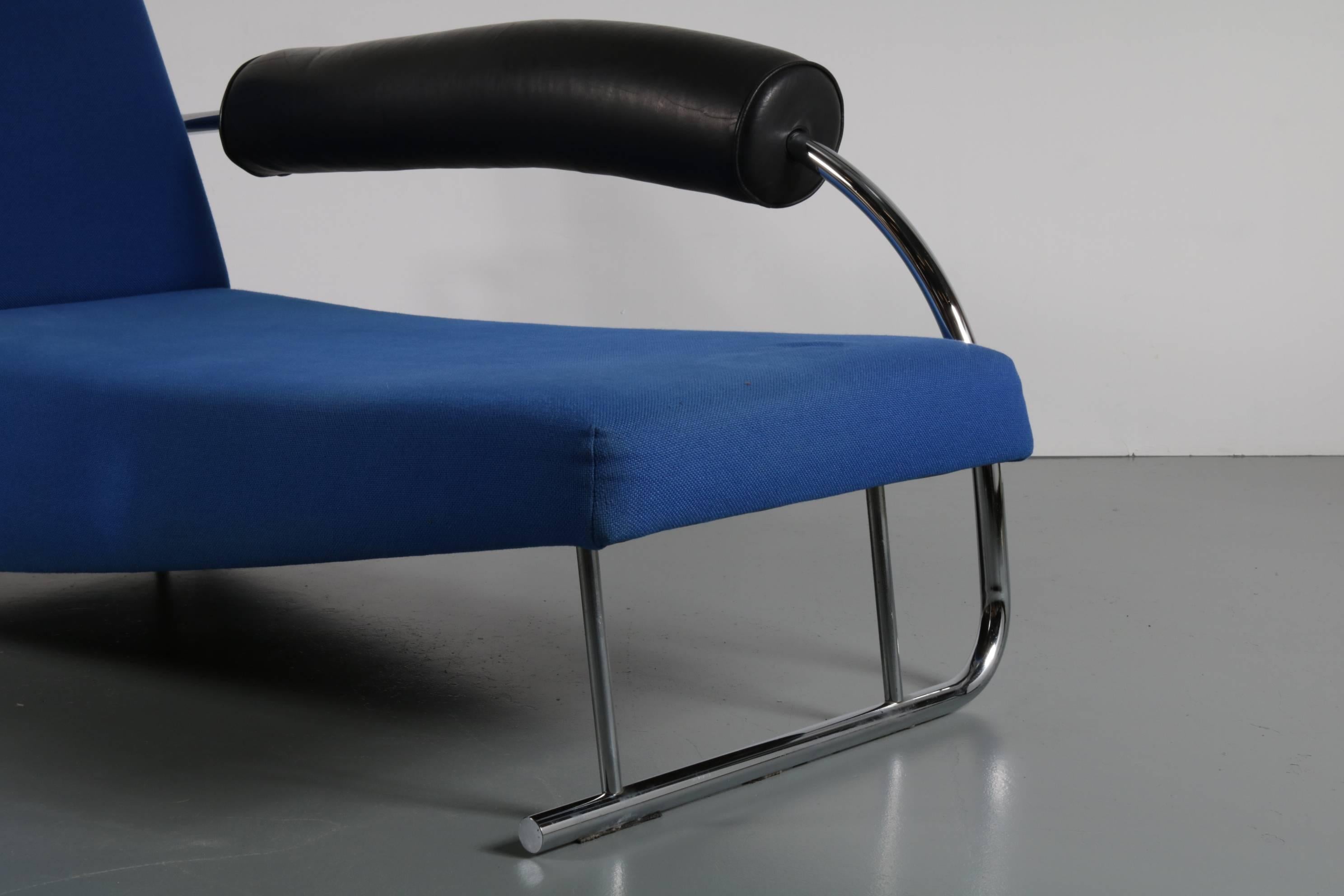 Chaise Longue by Rob Eckhardt for Dutch Originals, Netherlands, 1980s In Good Condition In Amsterdam, NL