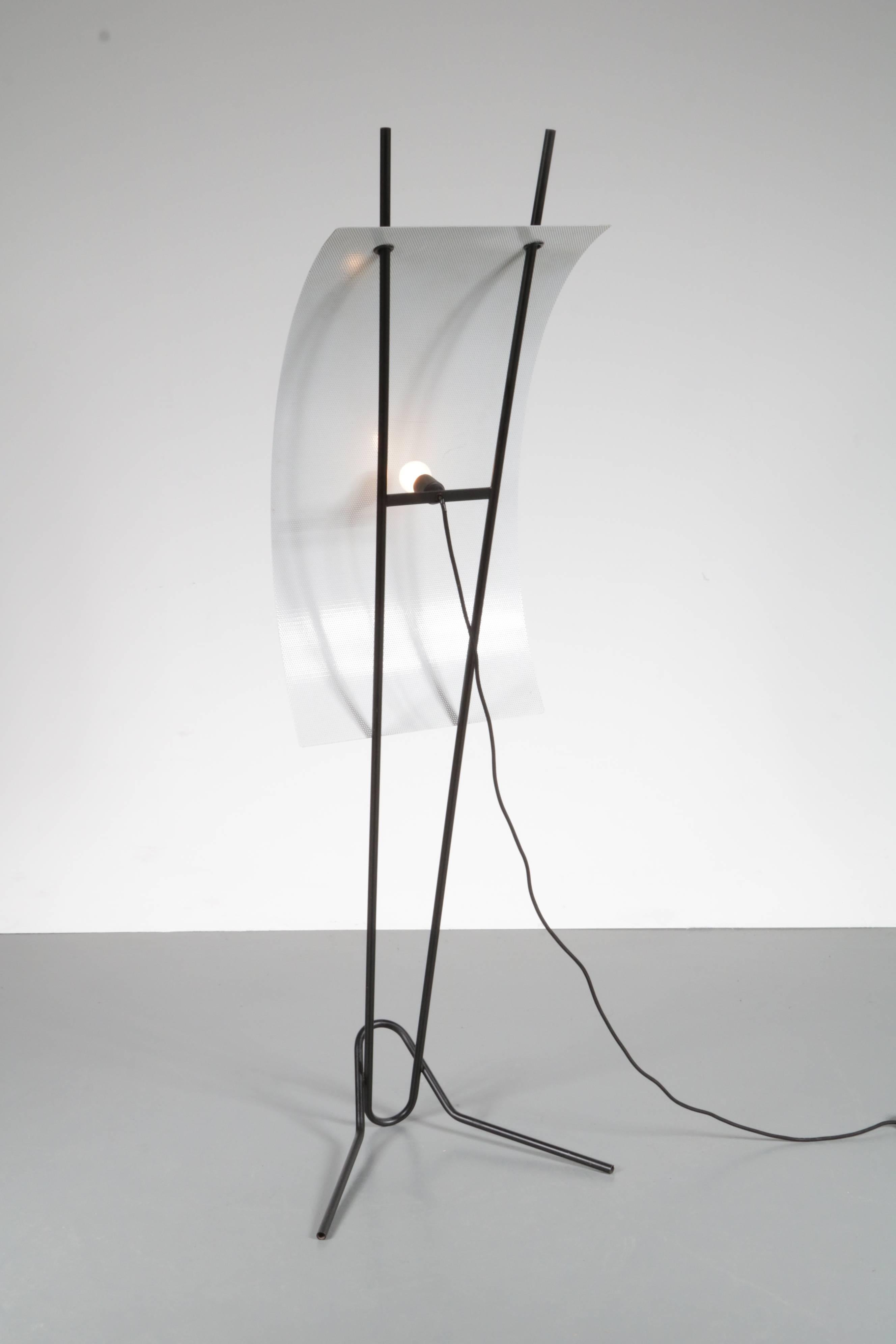 Late 20th Century Floor Lamp Attributed to Mario Botta, Italy, 1980 For Sale