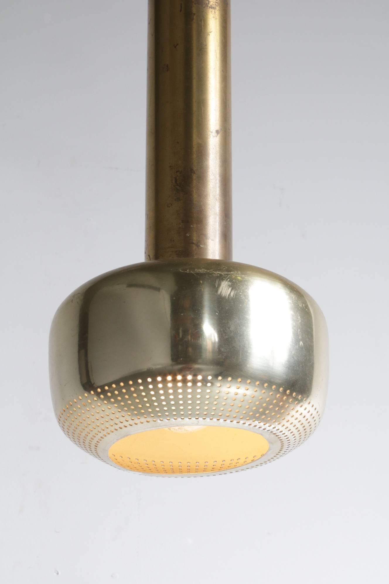 Mid-Century Modern Pair of Pendant Lamps by Vilhelm Lauritzen for Louis Poulsen, Denmark, 1960