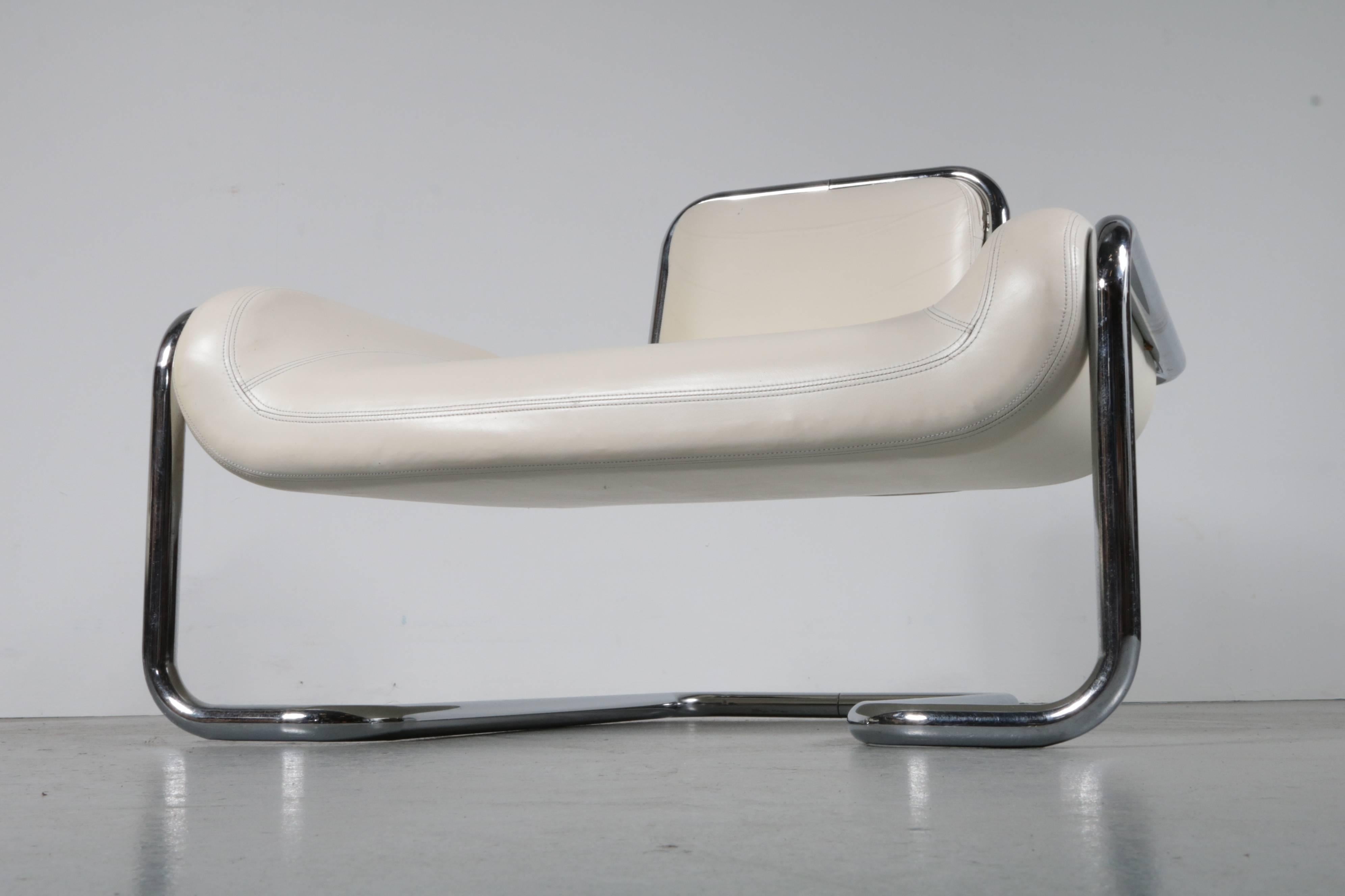 20th Century Pair of Limande Chairs by Kwok Hoï Chan for Steiner in France, 1971