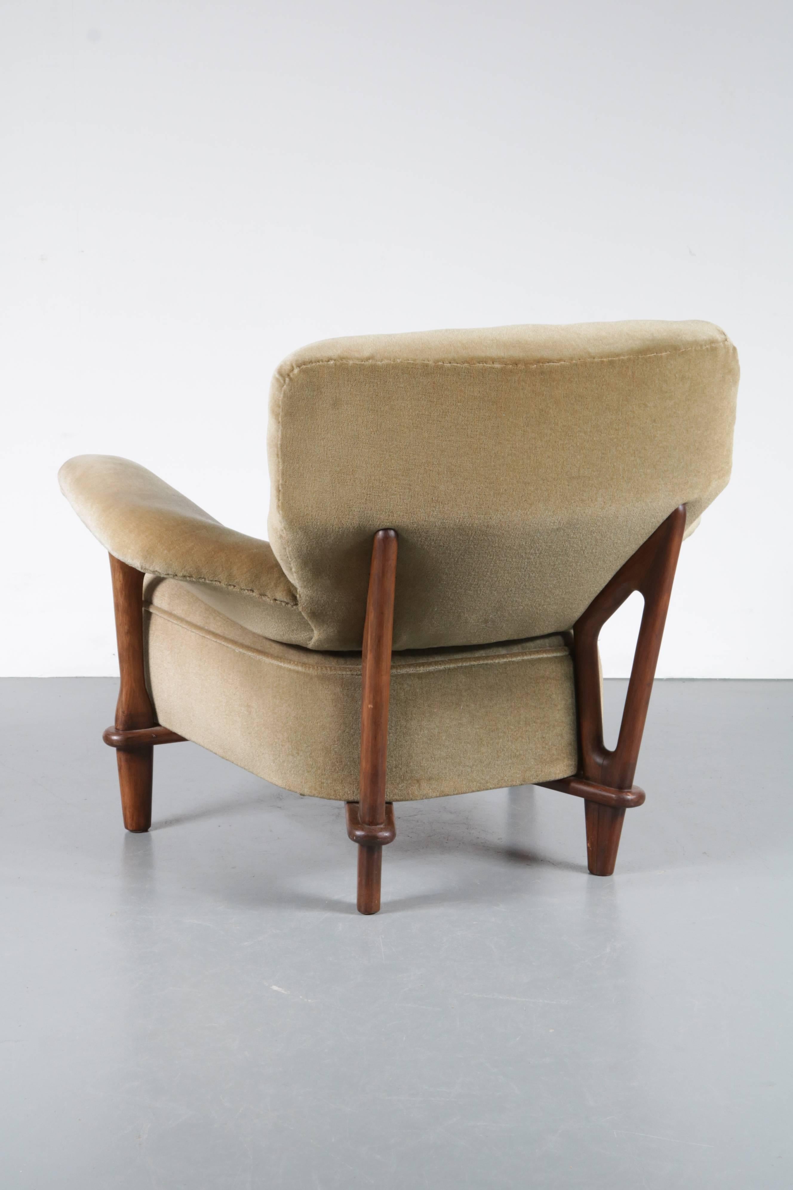 Mid-Century Modern Lounge Chair by Theo Ruth for Artifort, Netherlands, 1950