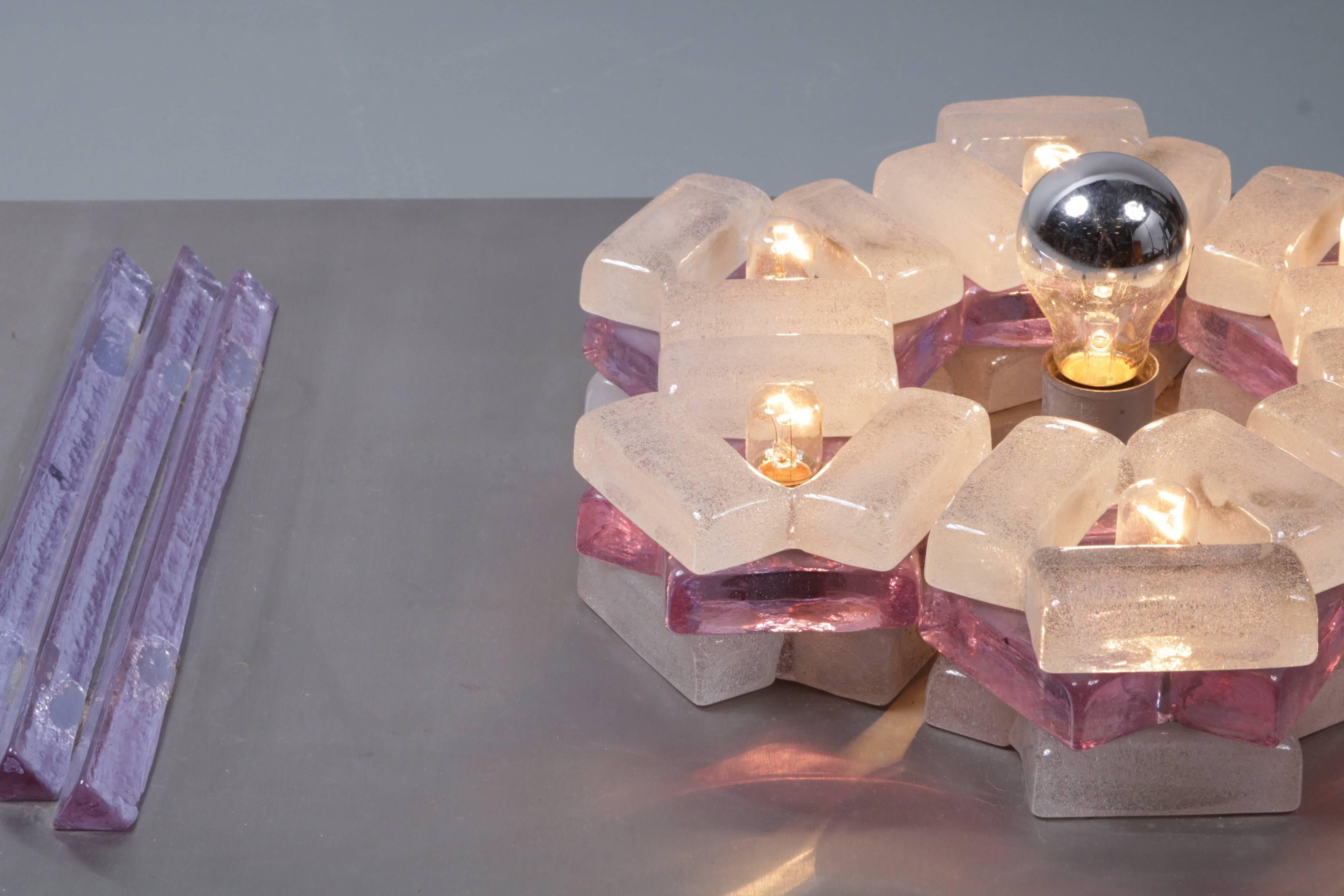 Large Sculptural Wall Light by Poliarte, Italy, 1960 In Good Condition For Sale In Amsterdam, NL