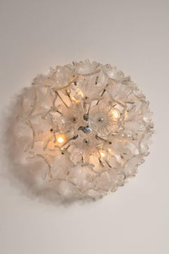 Pair of Sputnik Wall Lamps or Sconces by Paolo Venini for VeArt, Italy, 1960