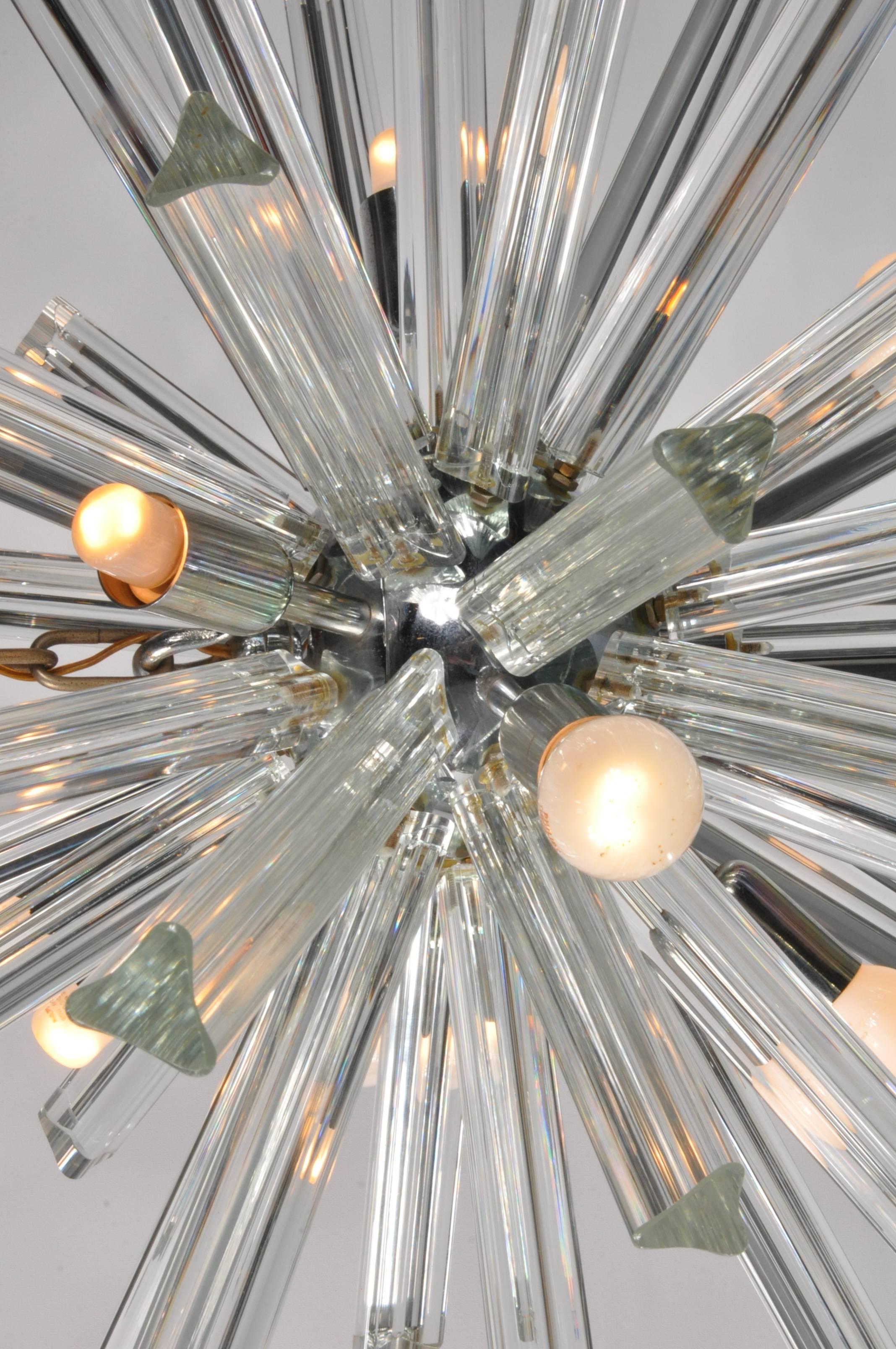 Murano Glass Sputnik Chandelier by Camer, Italy, 1970 In Excellent Condition In Amsterdam, NL