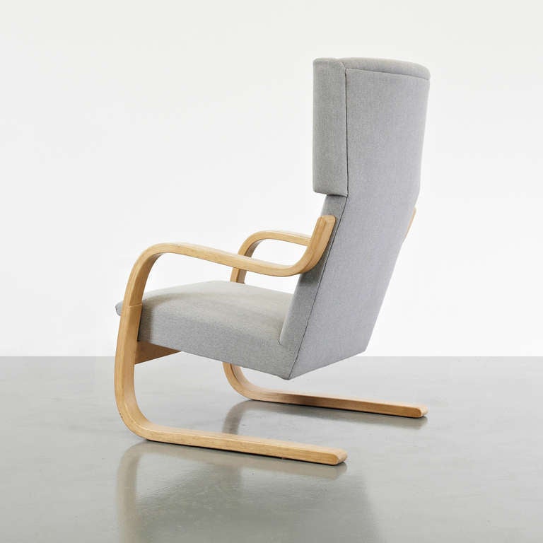 Finnish Alvar Aalto Wingback Lounge Chair, circa 1950