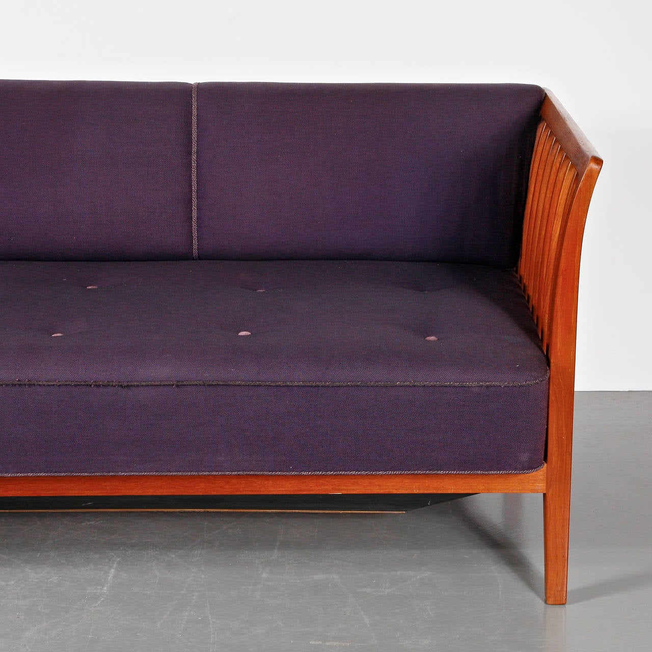 Upholstery Rare Ludvig Pontoppidan Sofa, Denmark 1940 For Sale