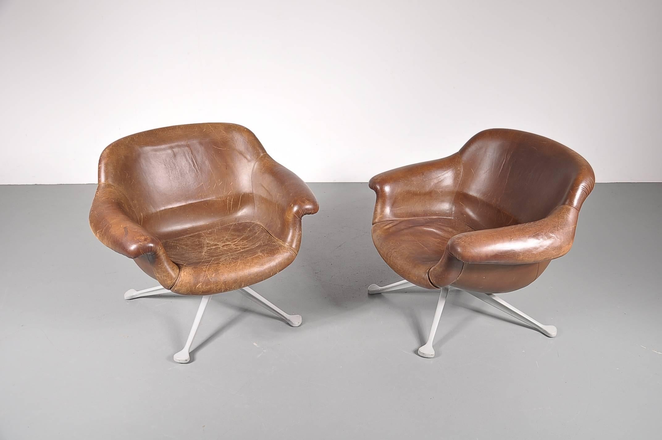 Italian Angelo Mangiarotti Lounge Chair for Cassina, Italy, 1960s