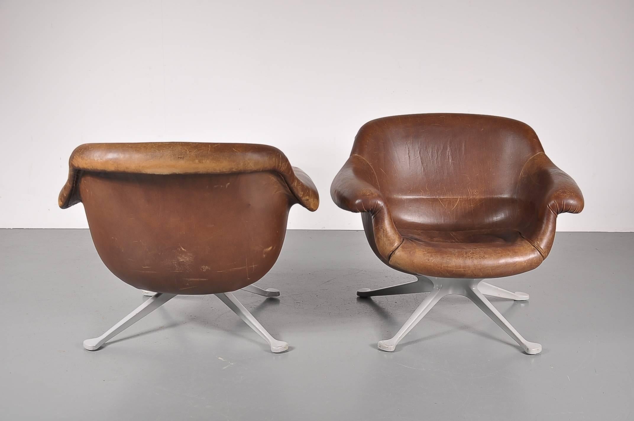 Angelo Mangiarotti Lounge Chair for Cassina, Italy, 1960s In Good Condition In Amsterdam, NL