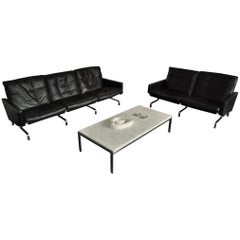 Vintage Sofa Set by Poul Kjaerholm for E. Kold Christensen, Denmark, 1958