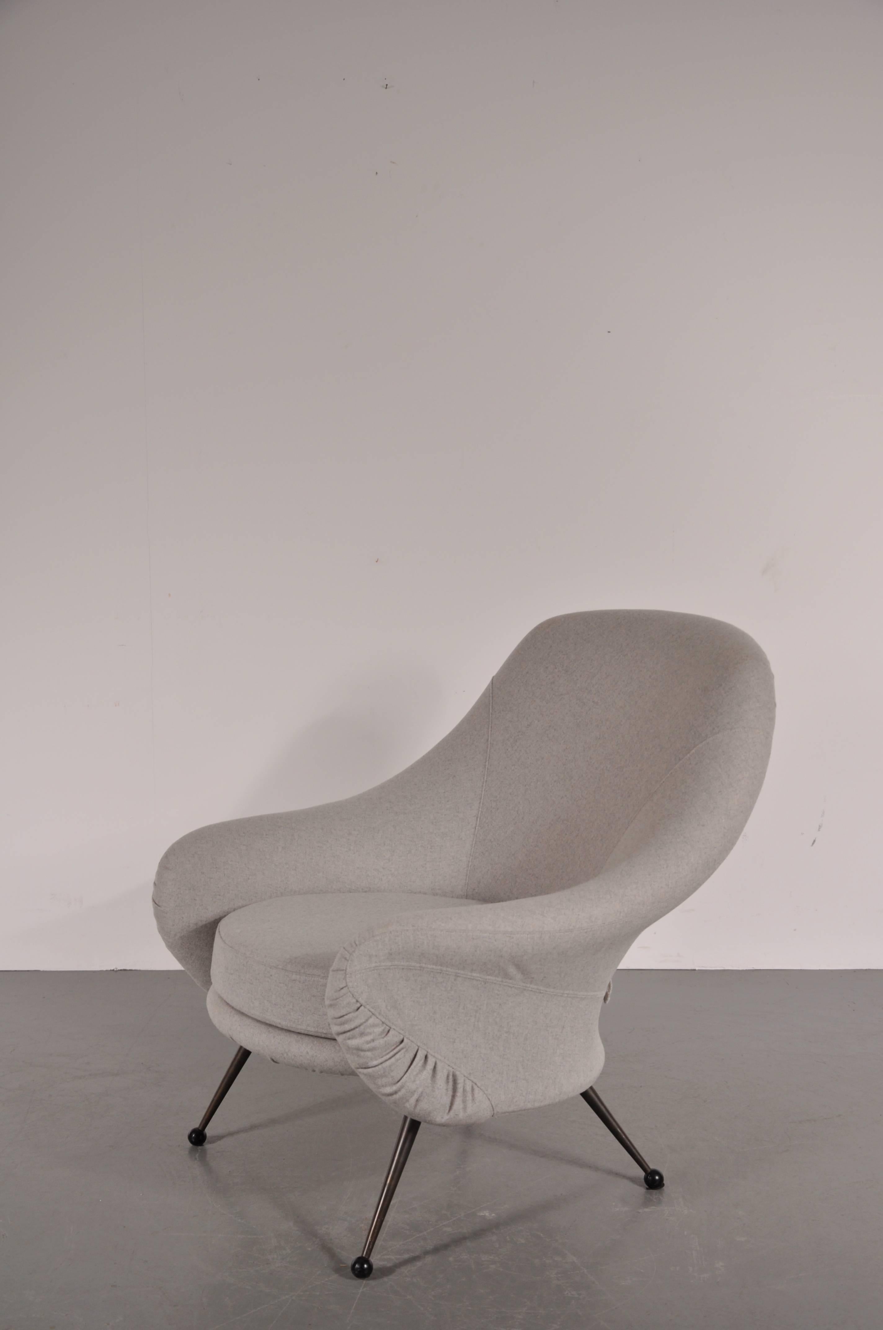 Mid-Century Modern Martingala Chair by Marco Zanuso for Arflex, Italy, circa 1950 For Sale