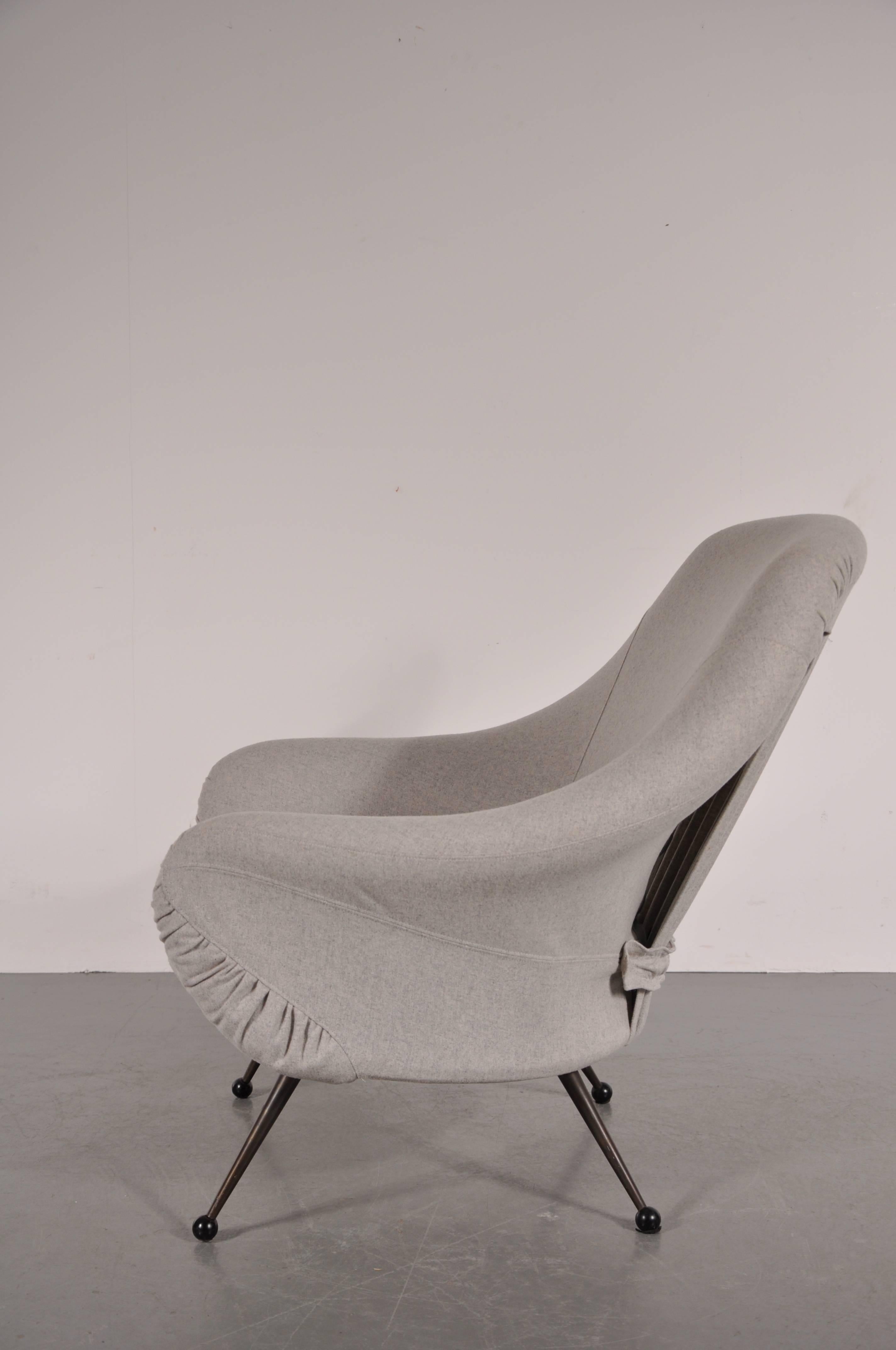 Italian Martingala Chair by Marco Zanuso for Arflex, Italy, circa 1950 For Sale