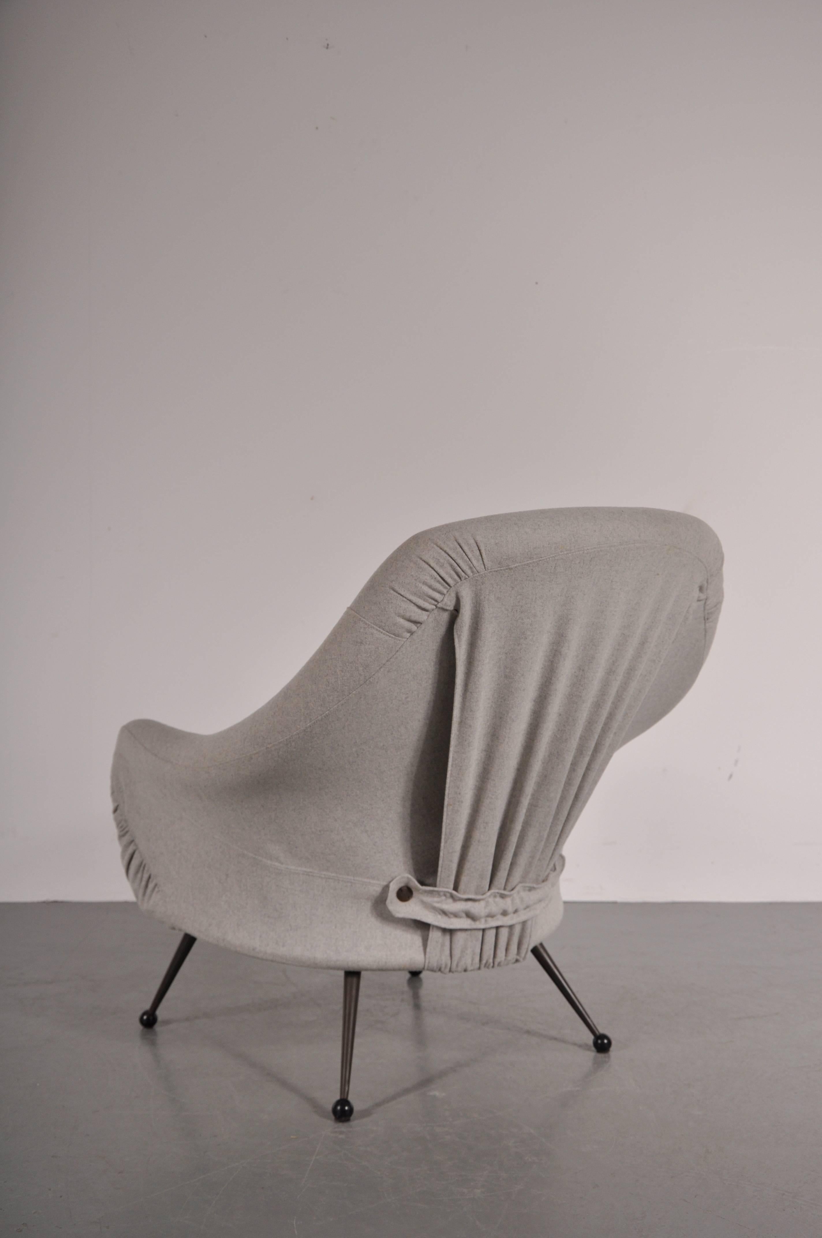 Martingala Chair by Marco Zanuso for Arflex, Italy, circa 1950 For Sale 2