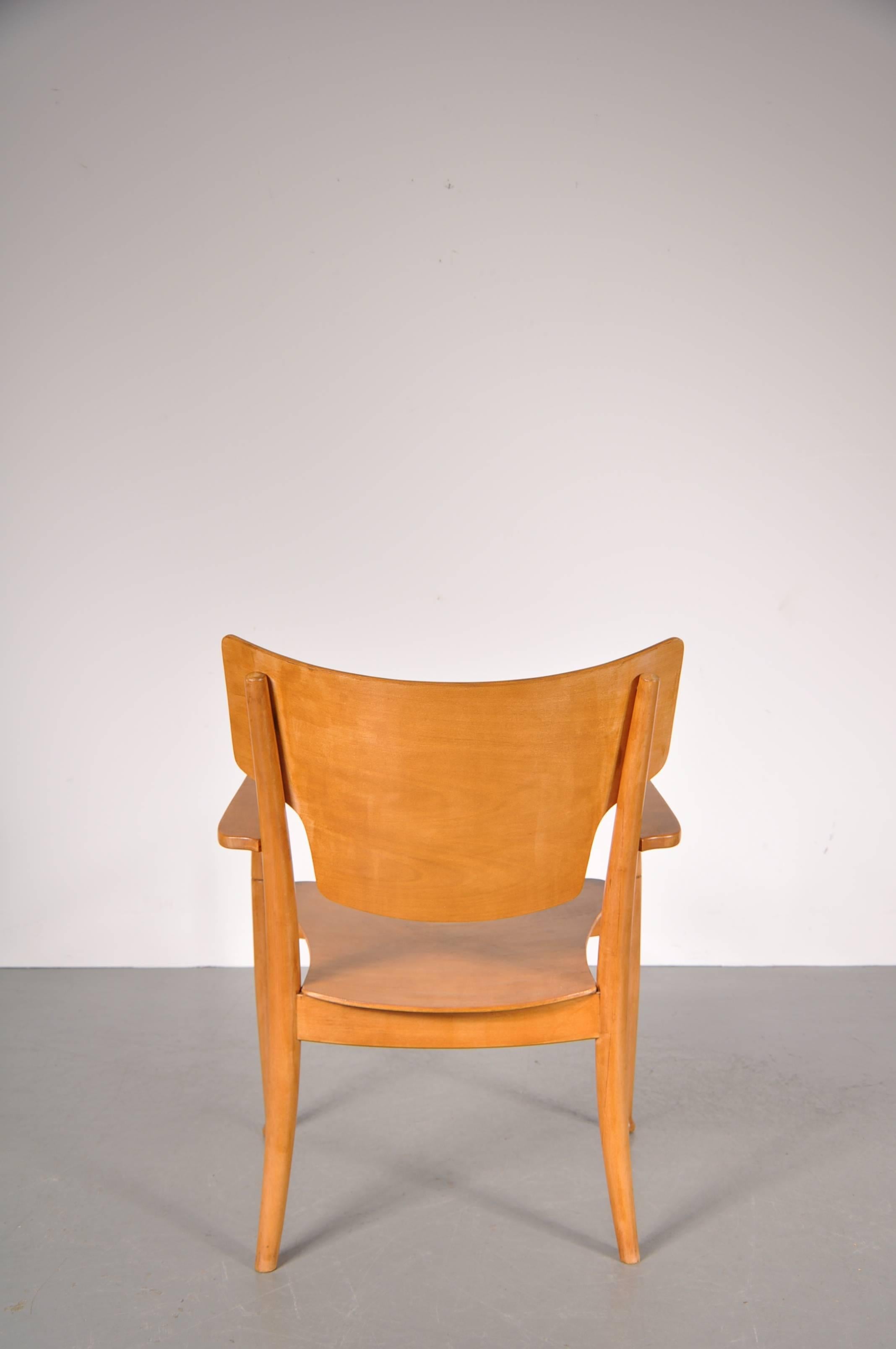 Mid-20th Century 2 Portex Easy Chairs by Peter Hvidt and Orla Molgaard-Nielsen, circa 1940