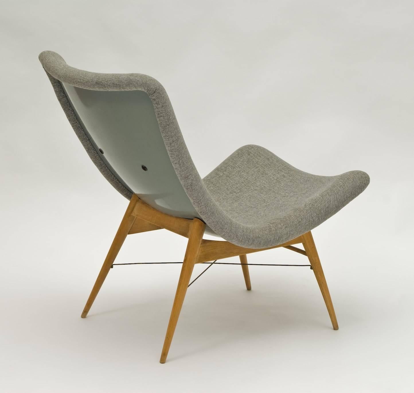 Easy Chair by Miroslav Navratil for Cesky Nabytek, 1959 In Good Condition In Amsterdam, NL