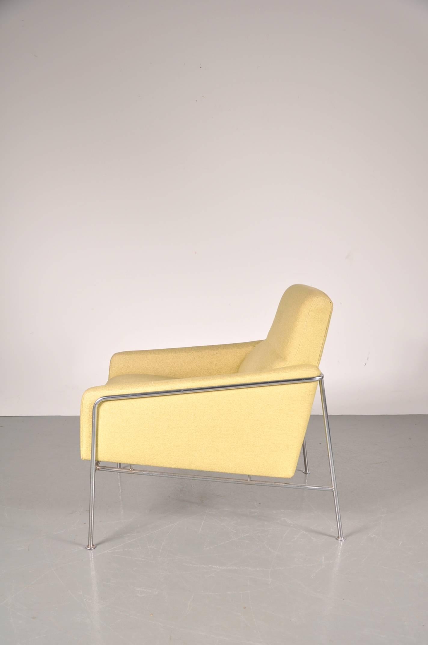 Airport Chair by Arne Jacobsen for Fritz Hansen, circa 1960 In Good Condition For Sale In Amsterdam, NL