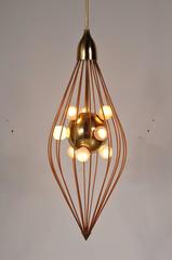Ceiling Lamp in the Style of Angelo Lelli, Arredoluce, circa 1950