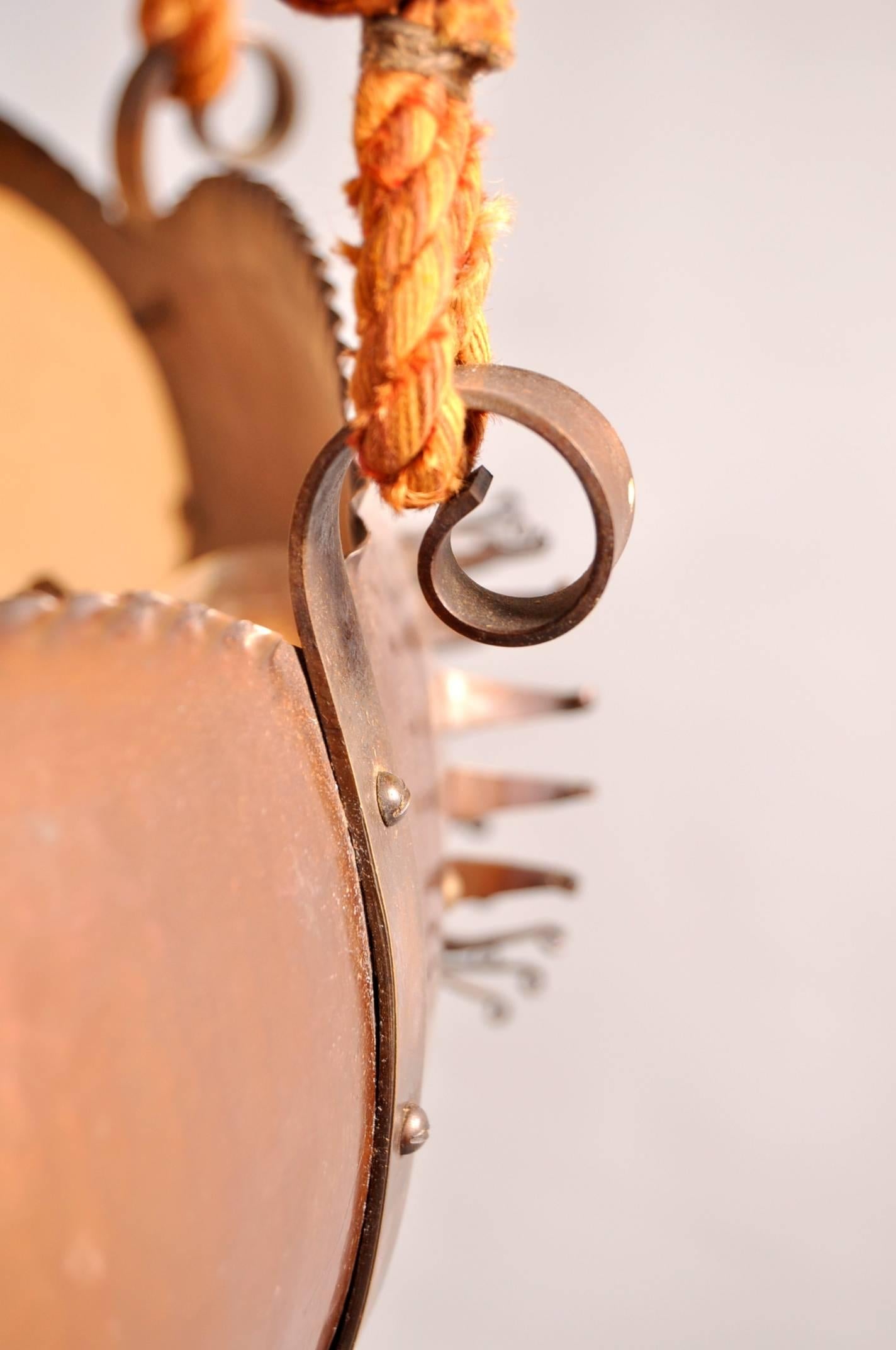 Ceiling Lamp by Winkelman & Van der Bijl, Netherlands, circa 1925 3