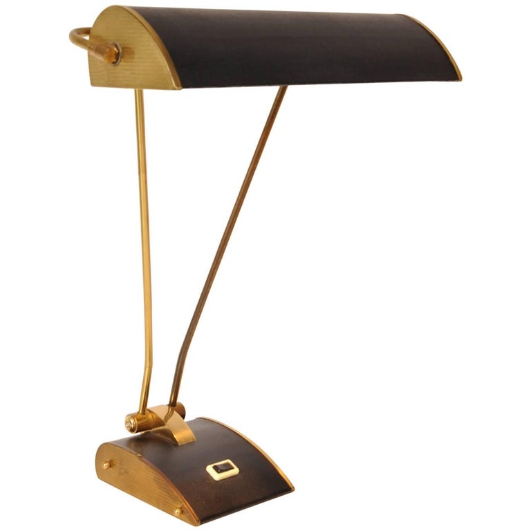 Desk Lamp by Eileen Gray for Jumo, France, circa 1940 For Sale