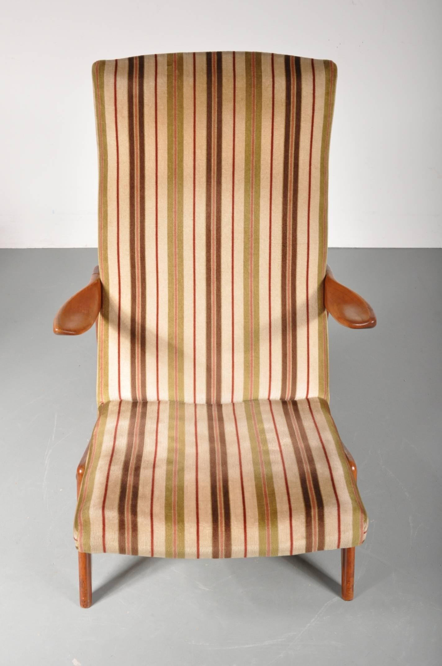 Lounge Chair Attributed to Alfred Hendrickx for Belform, Belgium, 1950s In Good Condition In Amsterdam, NL