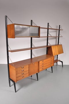 System Cabinet by Louis Van Teeffelen for Wébé, Netherlands, 1950