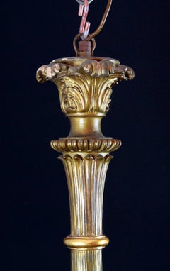 Large Carved French Chandelier