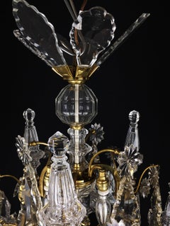 Large Baccarat 18th Century Style Chandelier