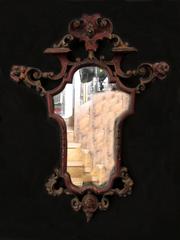 Pair of Carved Beechwood Mirrors