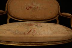 Giltwood Louis XVI Style Settee