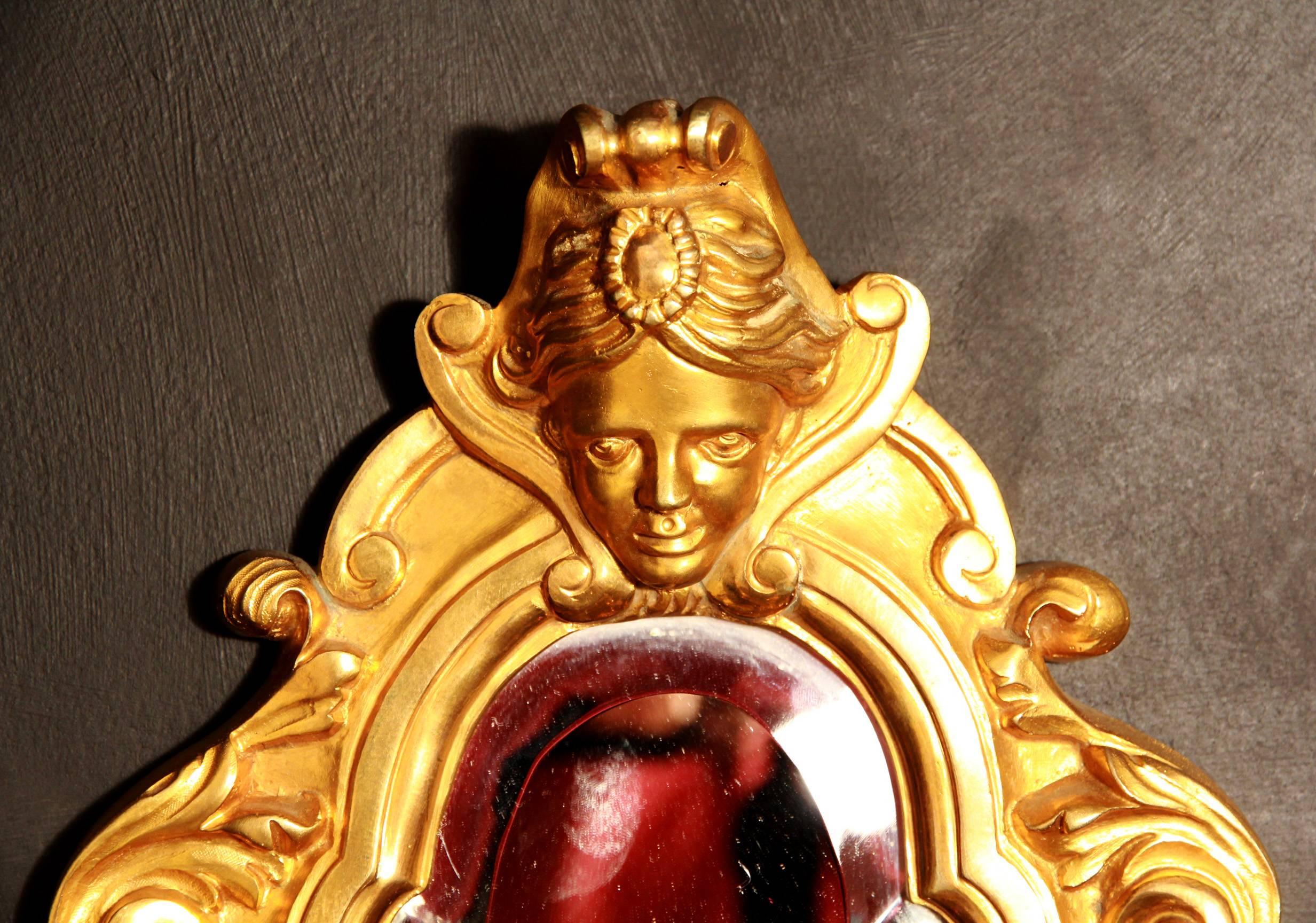 20th Century Louis XVI Style Mirrored Girandole For Sale