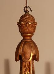 Pair of Louis XVI Style Giltwood Chandelier