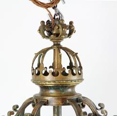 Rare 1837 Solid Brass Commemorative Gassier Lantern